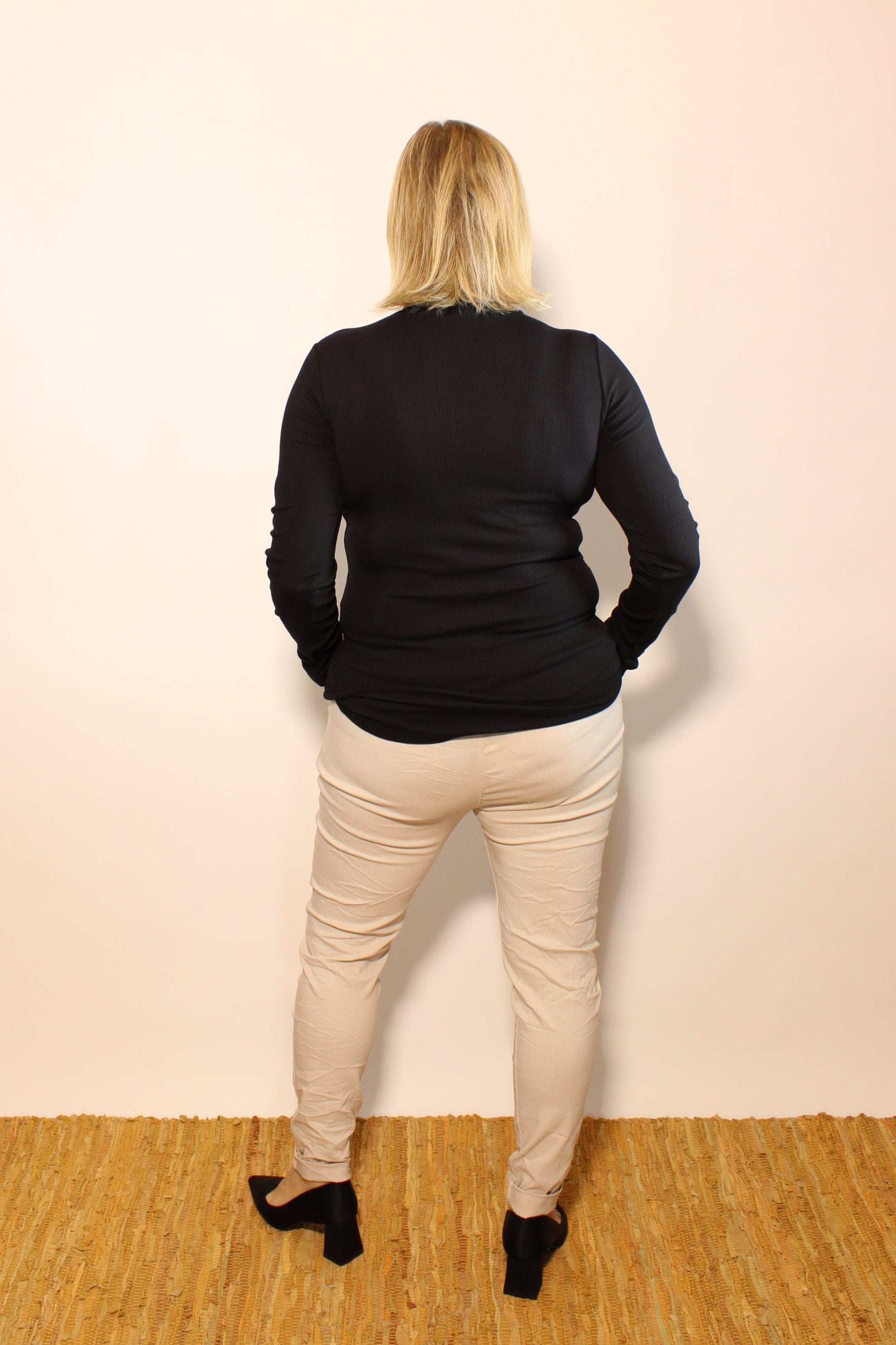 Mel turtleneck long sleeve, Sort