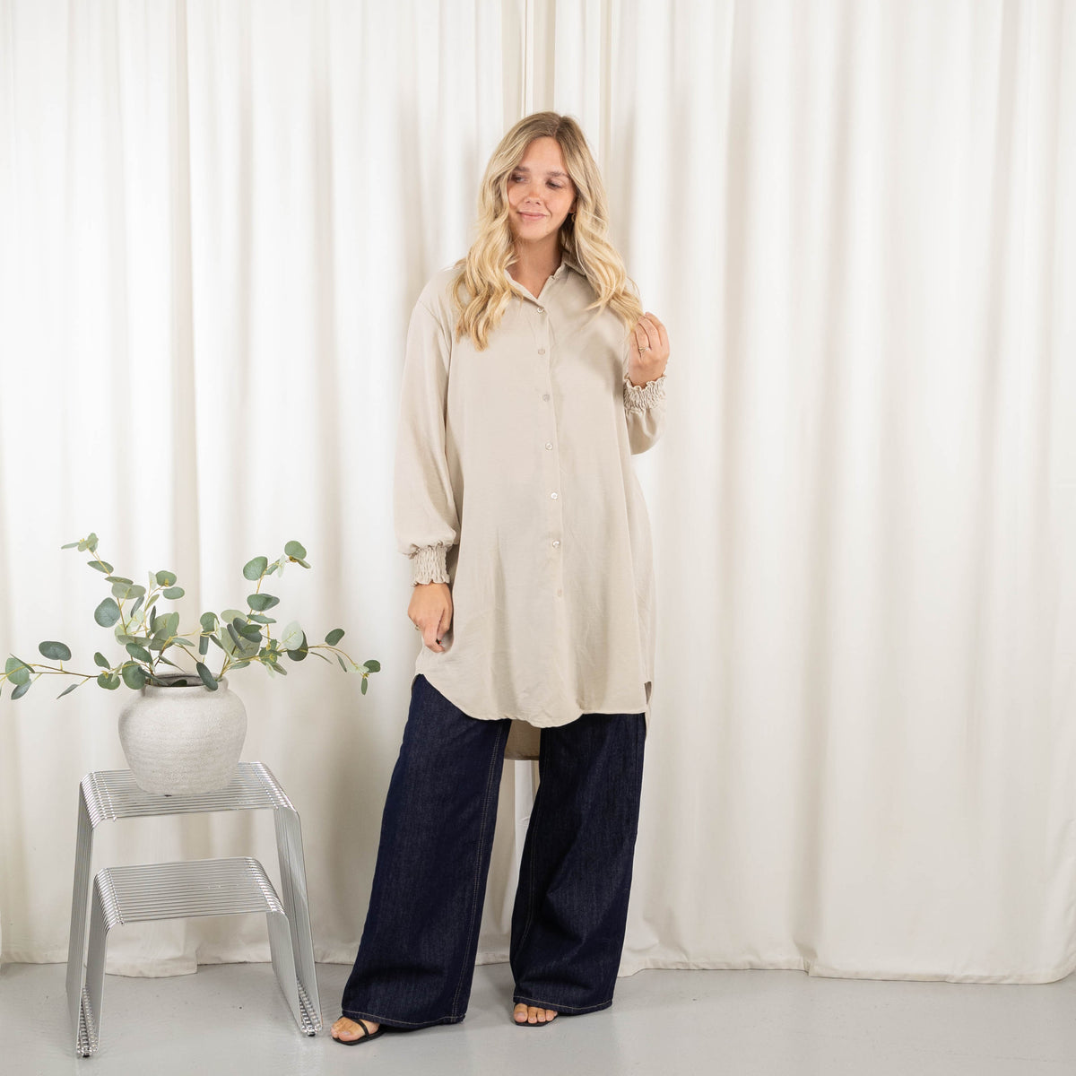 Mona skjorte, beige