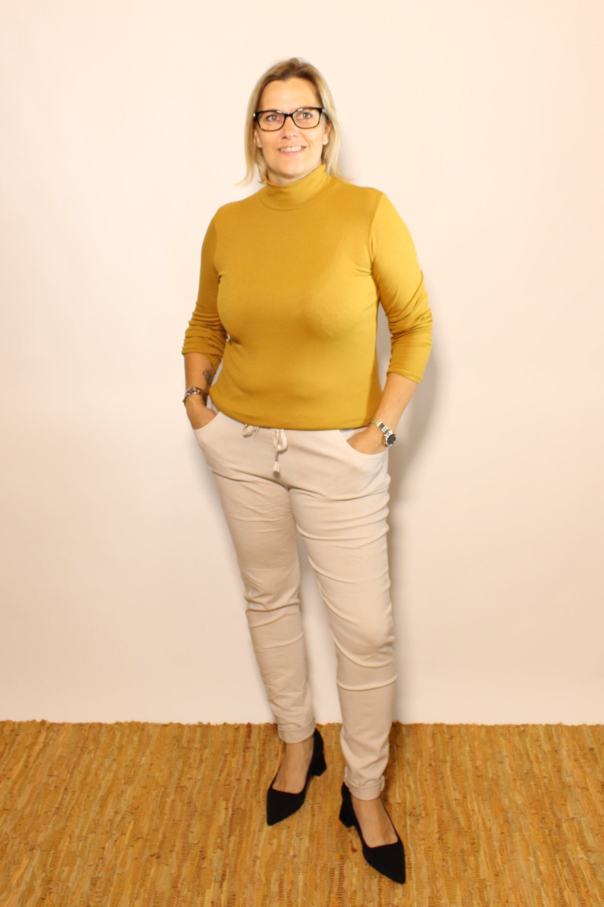 Mel turtleneck long sleeve, Sennep