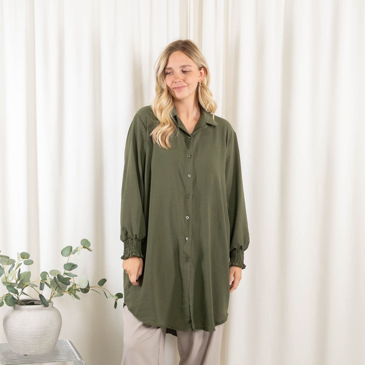 Mona skjorte, Khaki