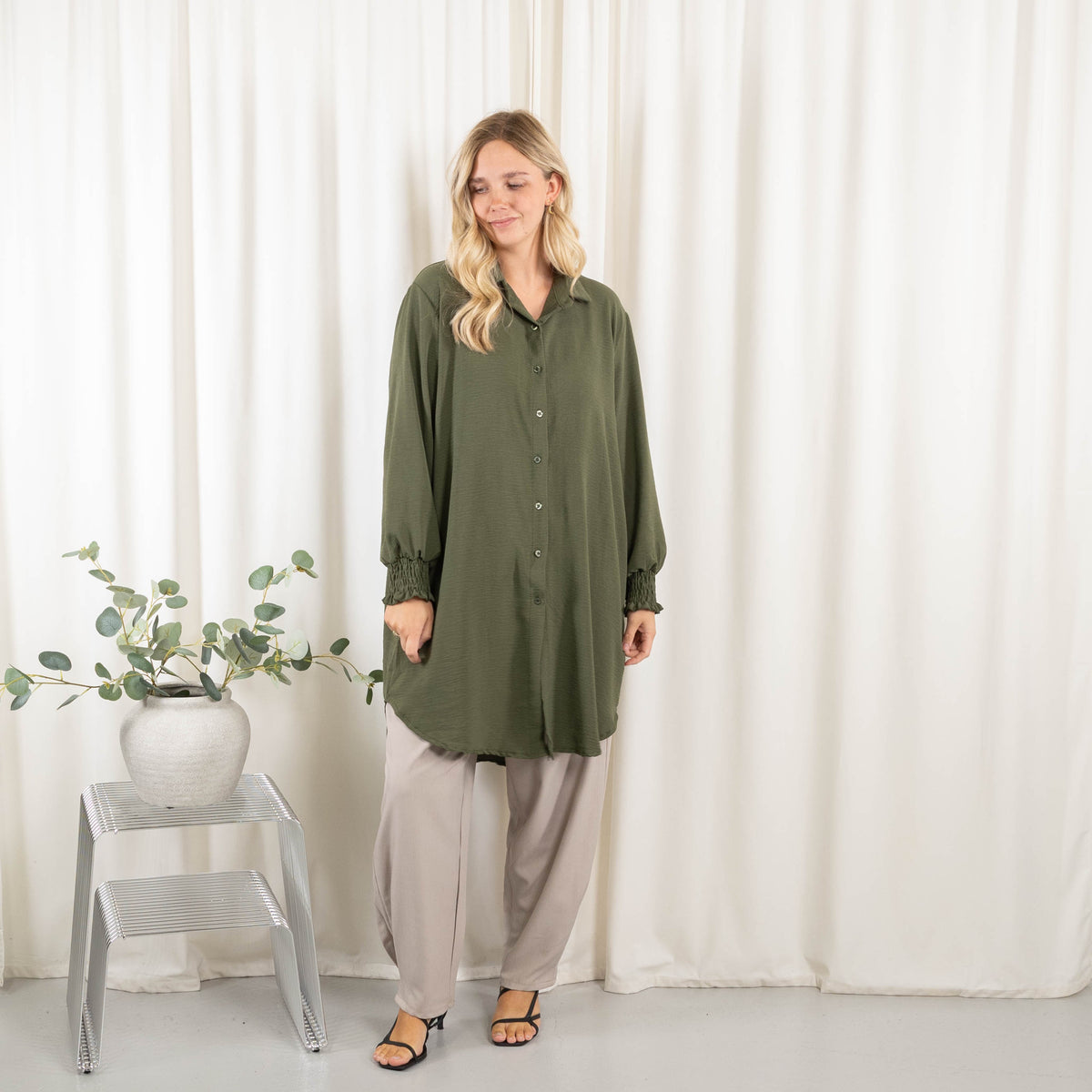 Mona skjorte, Khaki