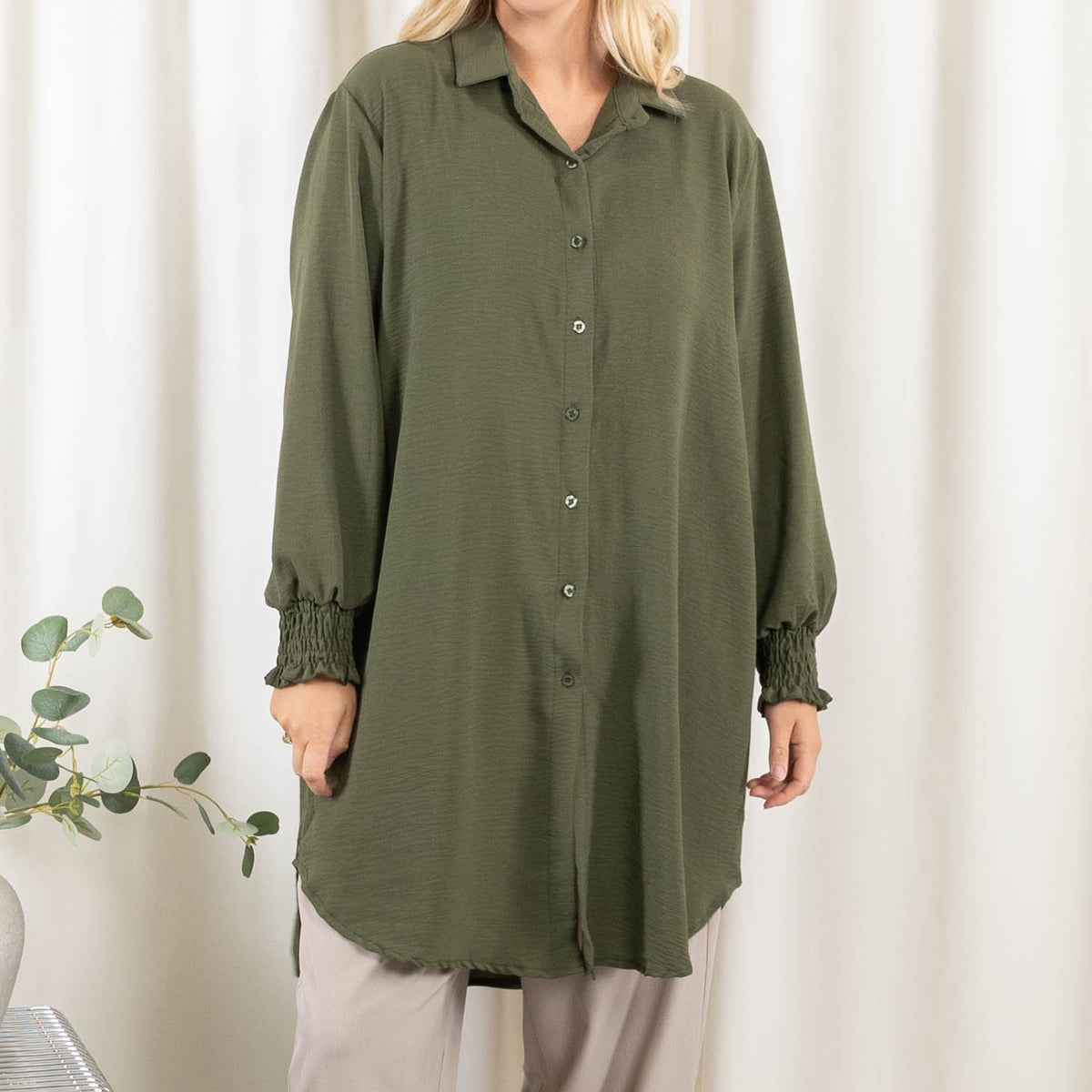 Mona skjorte, Khaki