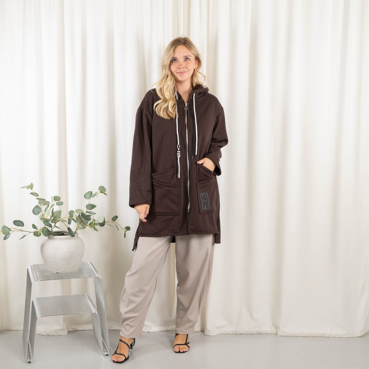 Sandra sweatshirt, Choco