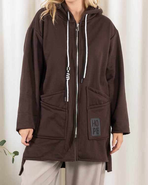 Sandra sweatshirt, Choco