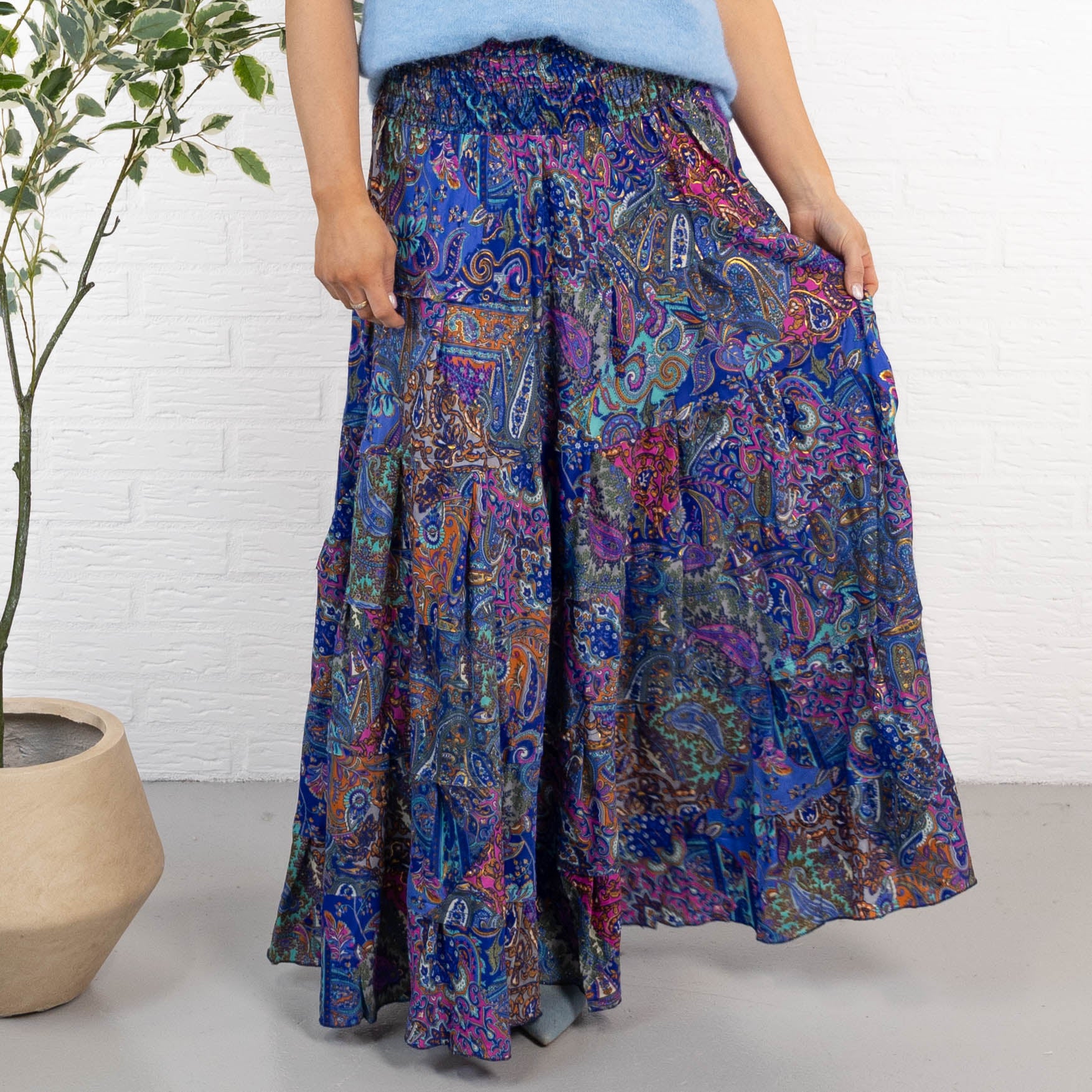 Natalie nederdel, Royal blue
