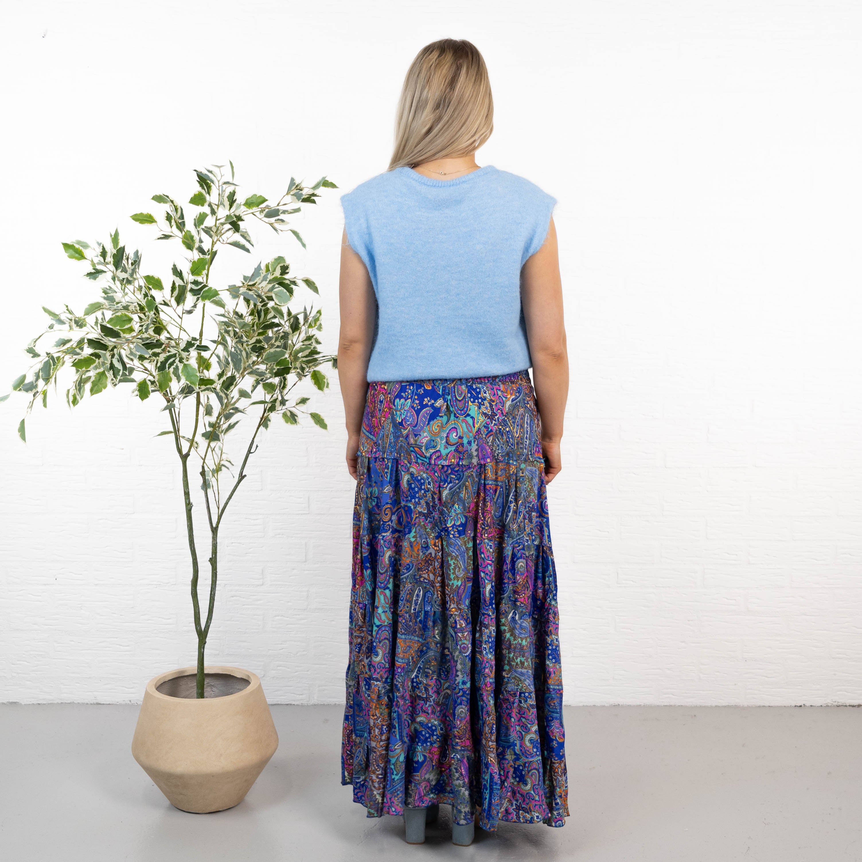 Natalie nederdel, Royal blue