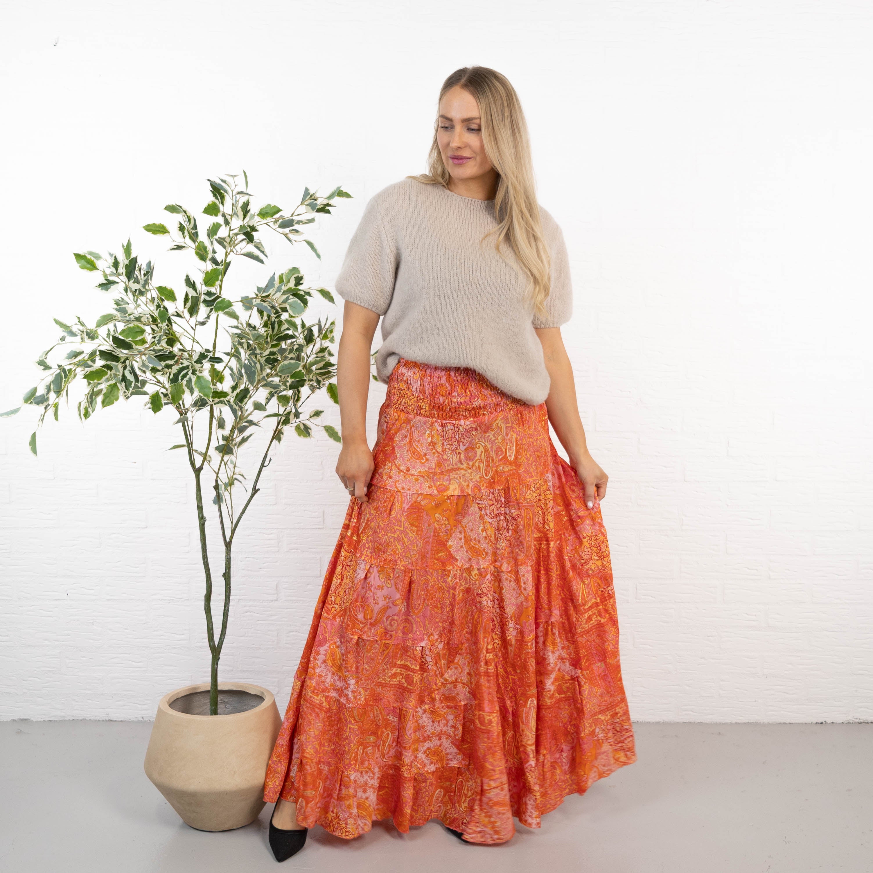 Natalie nederdel, Orange