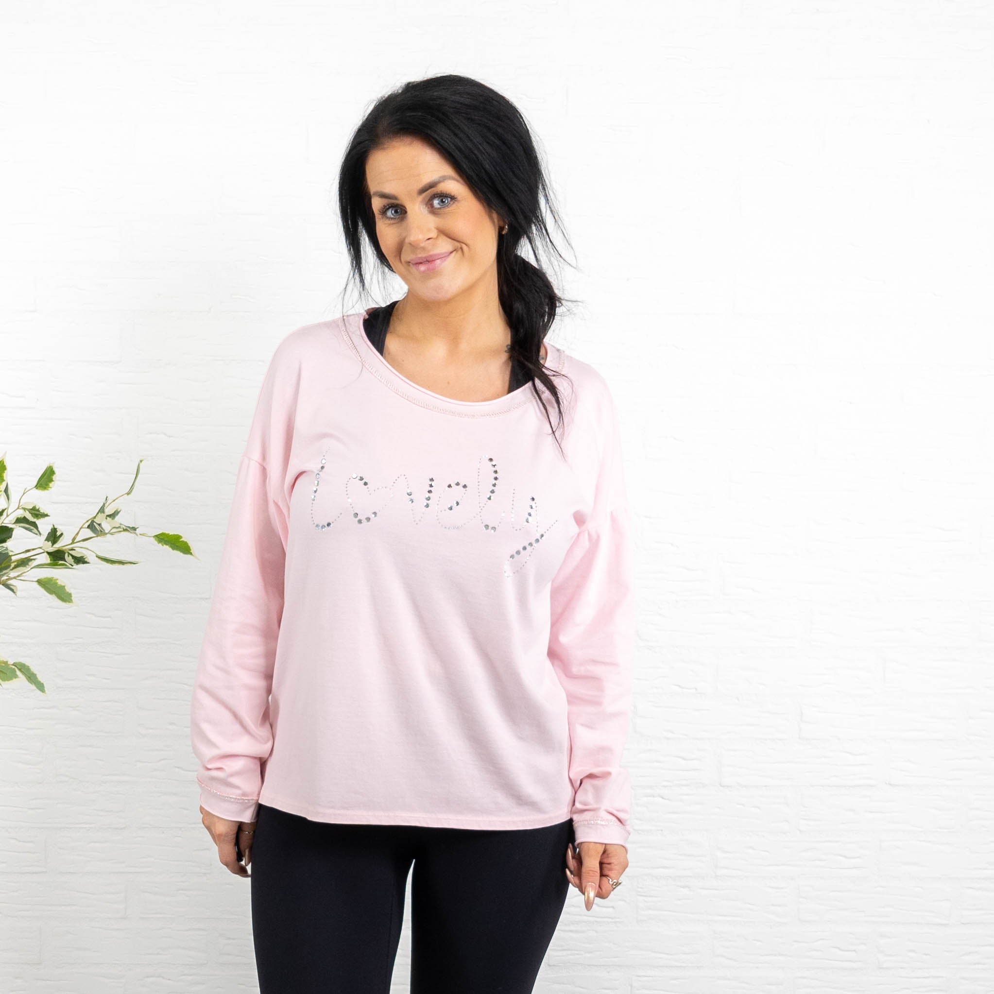 Joy t-shirt, Lyserød