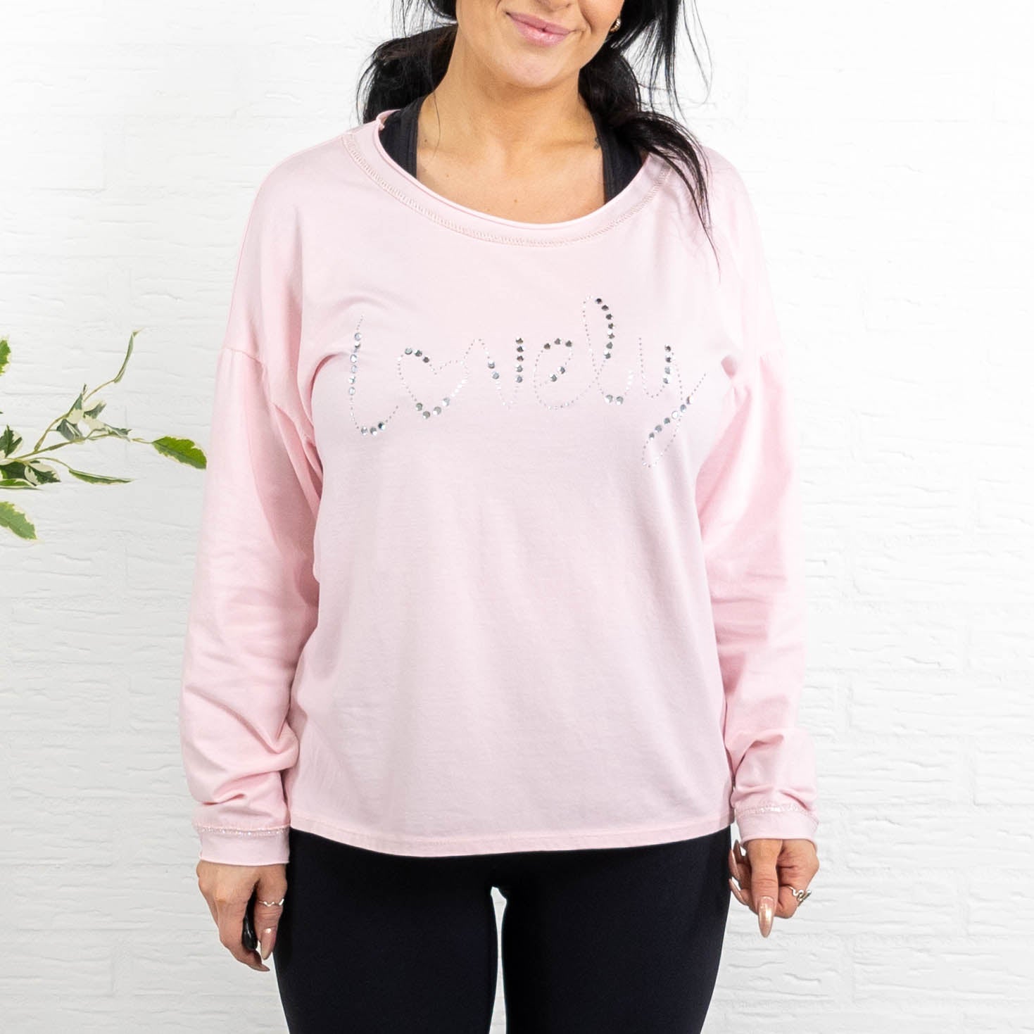 Joy t-shirt, Lyserød