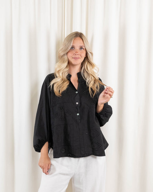 Rhea skjorte, Sort