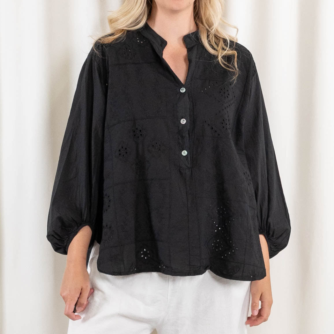 Rhea skjorte, Sort
