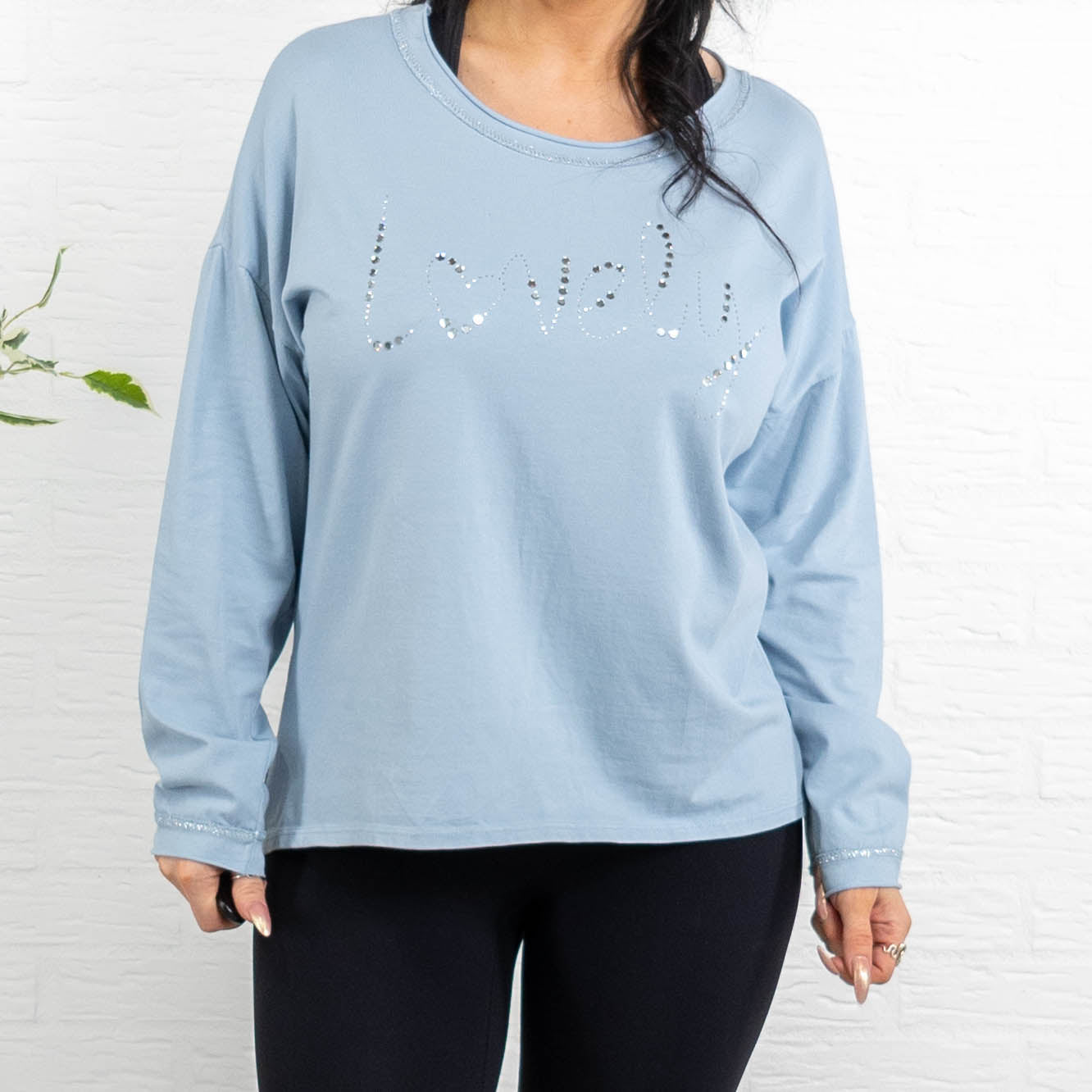 Joy t-shirt, Dueblå