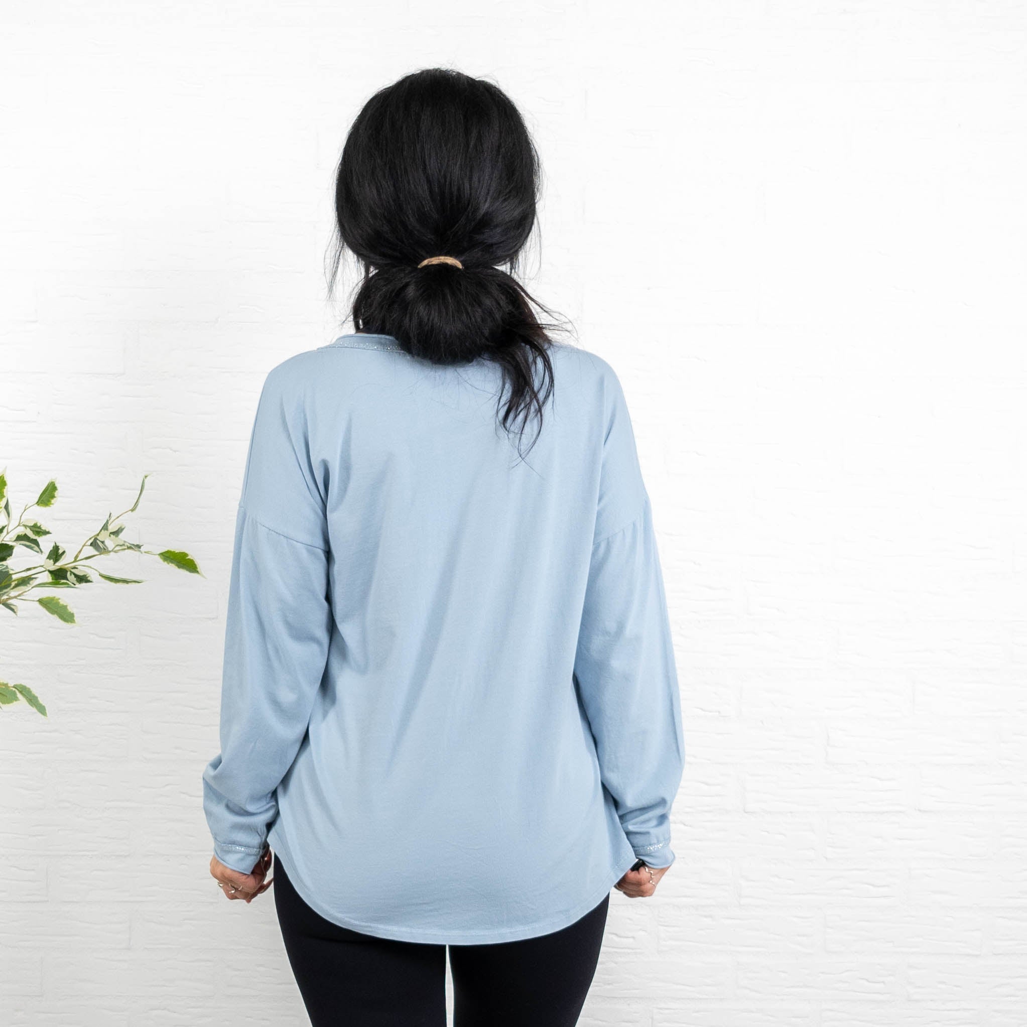 Joy t-shirt, Dueblå