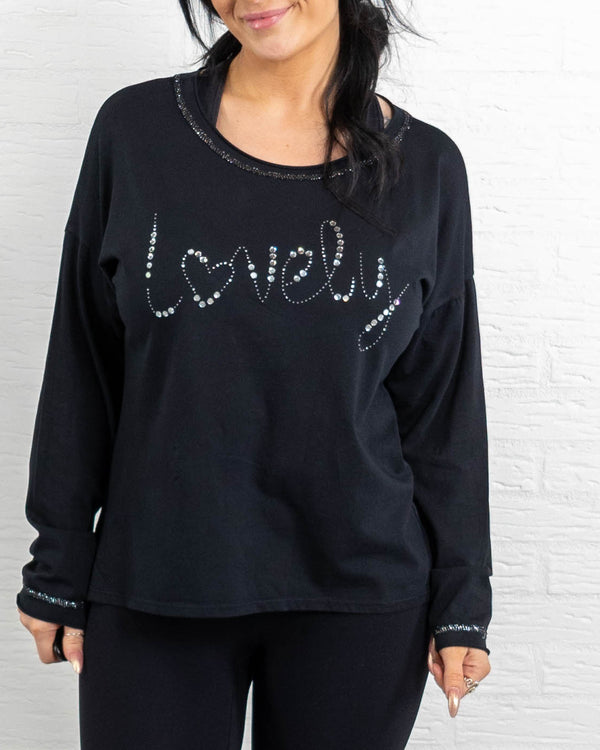 Joy t-shirt, Sort
