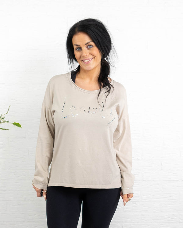 Joy t-shirt, Beige