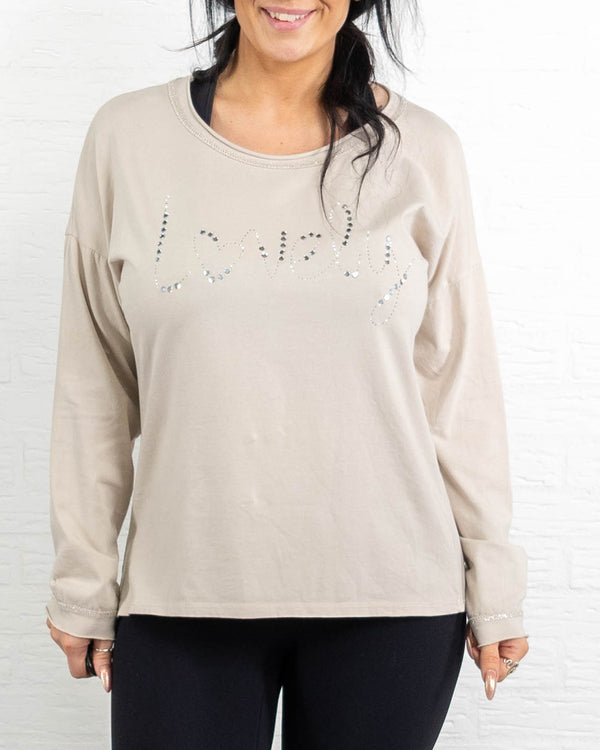 Joy t-shirt, Beige