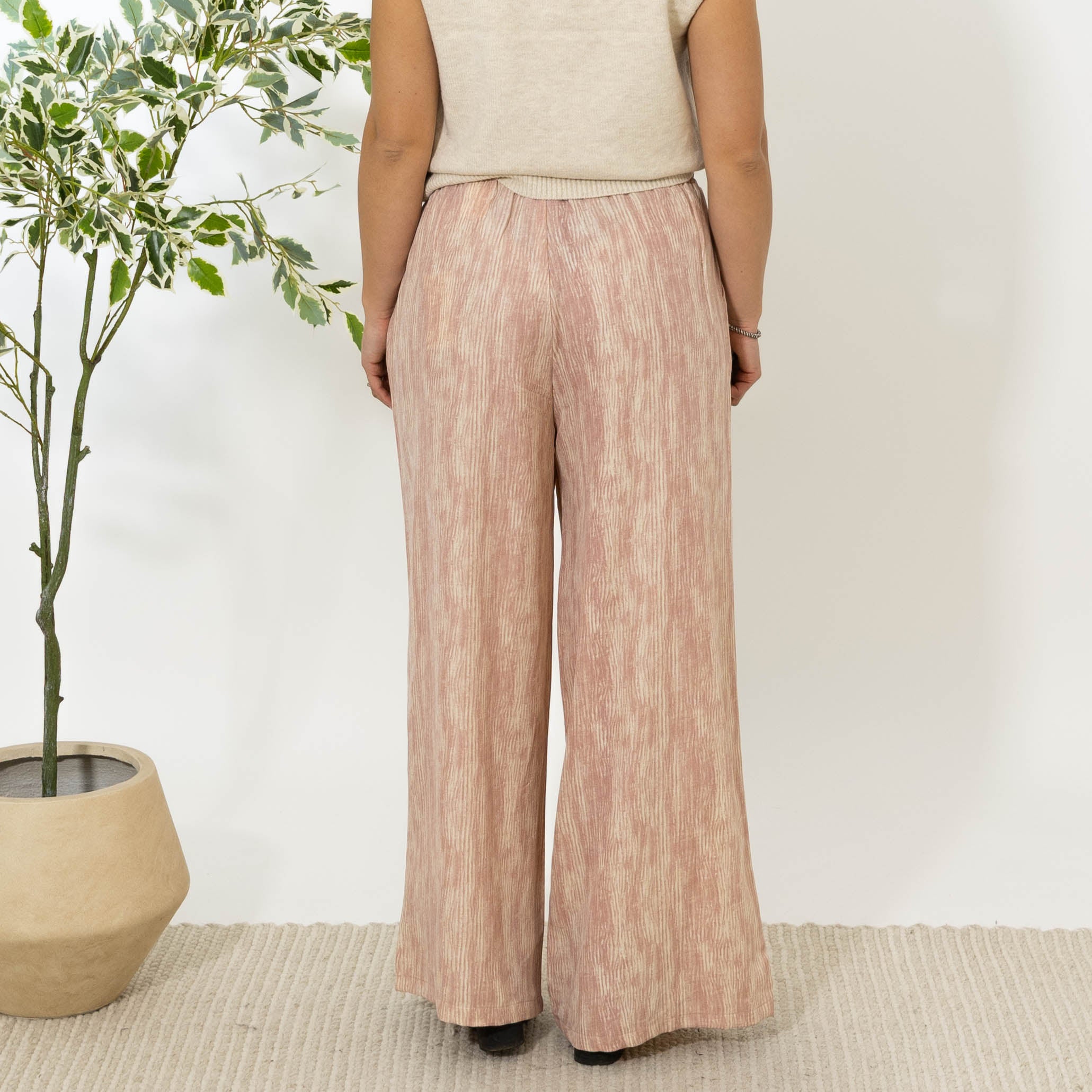 Irma bredbenet bukser, Rosa