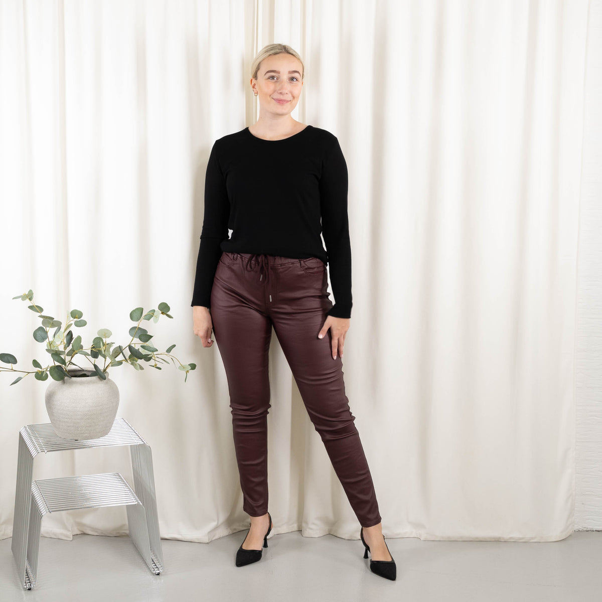Gaby jeggings, Bordeaux