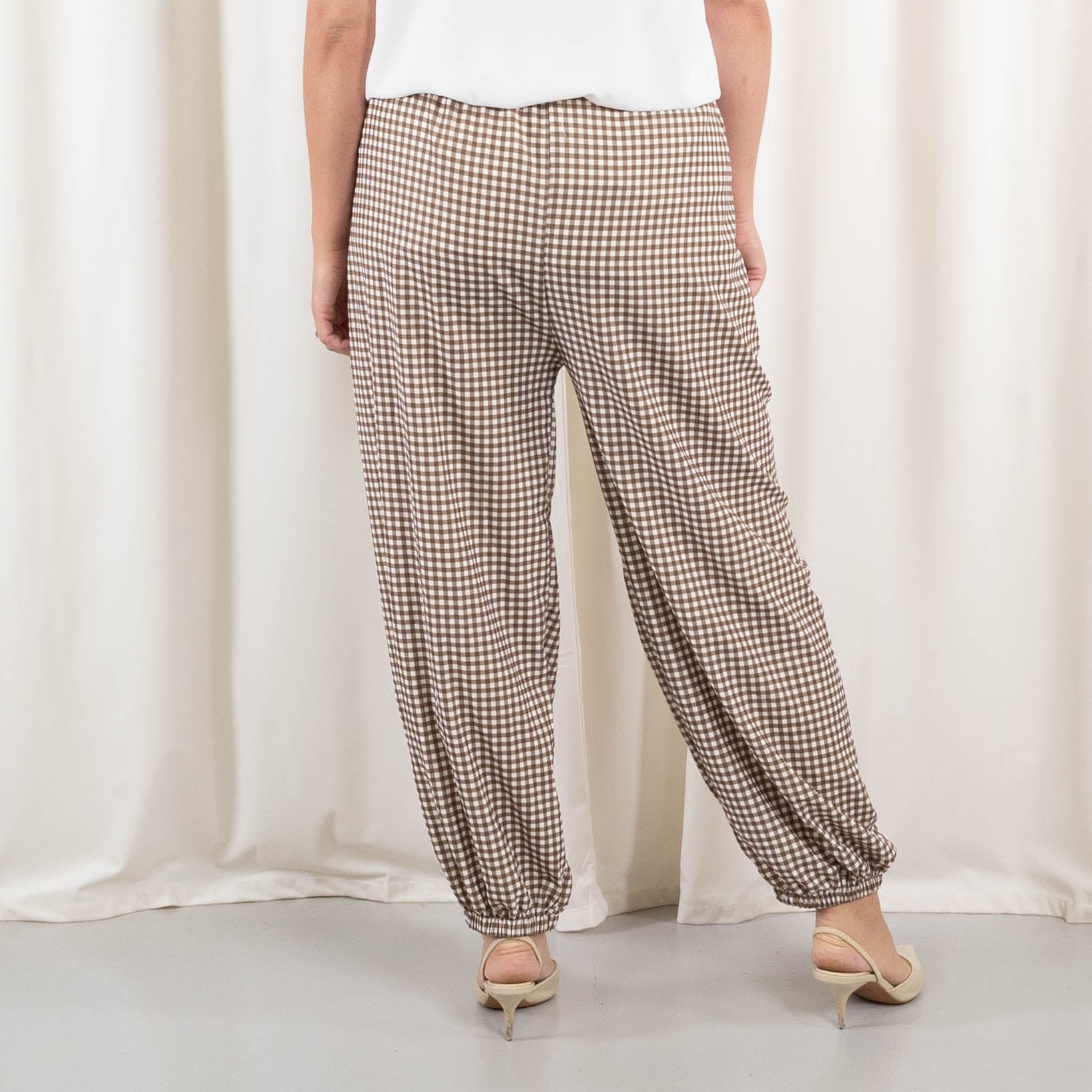 Checkers bukser, Taupe