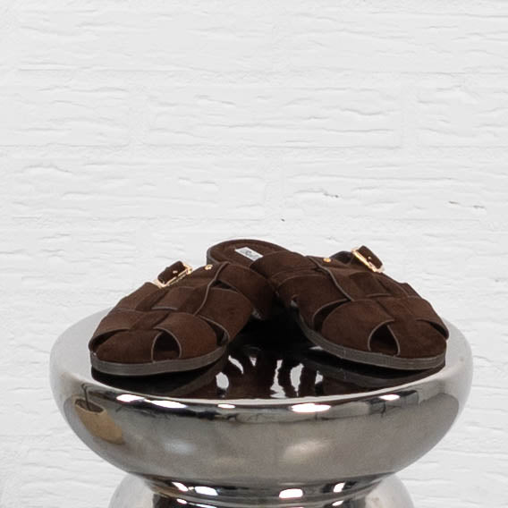Reba sandal, Brun