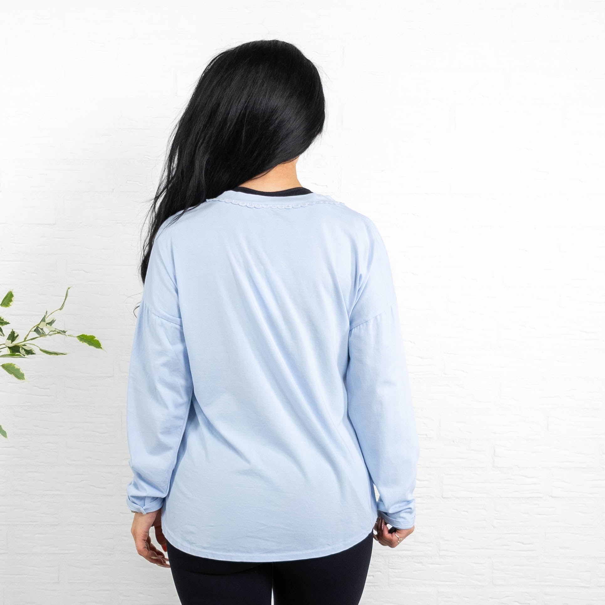 Piper t-shirt, Lyseblå