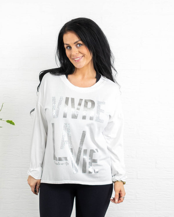 Piper t-shirt, Hvid