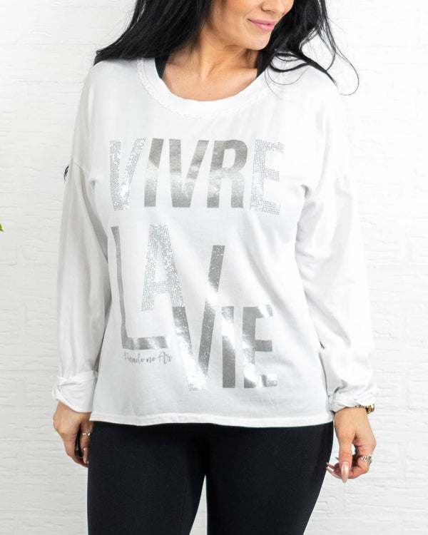 Piper t-shirt, Hvid