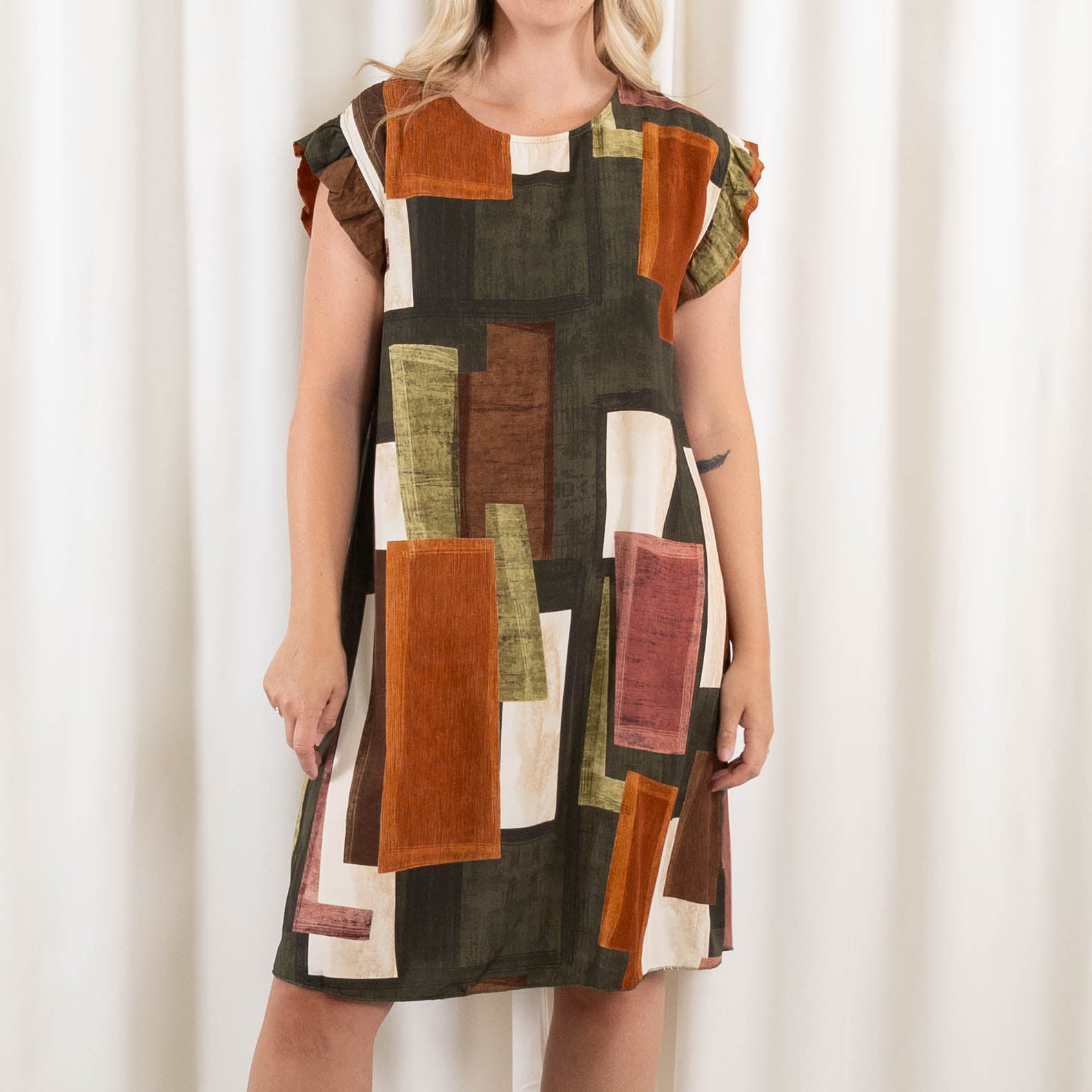 Ecstacy tunika/kjole, Khaki