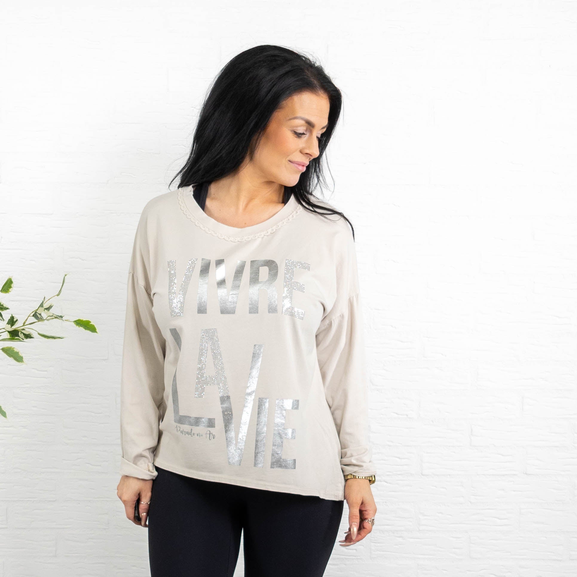 Piper t-shirt, Beige