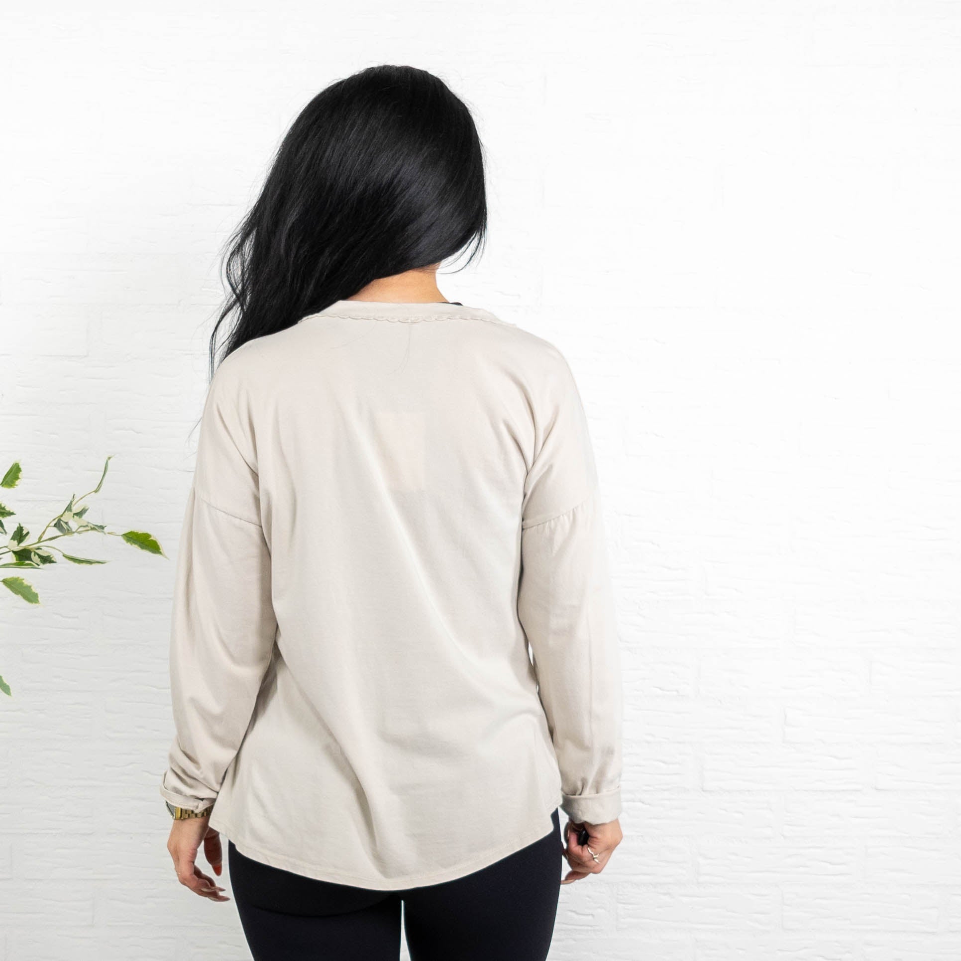 Piper t-shirt, Beige