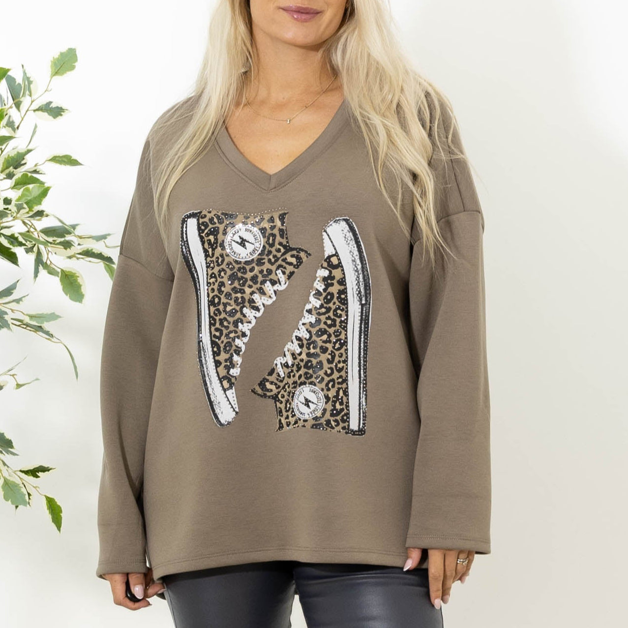 Ditte sweatshirt, Taupe