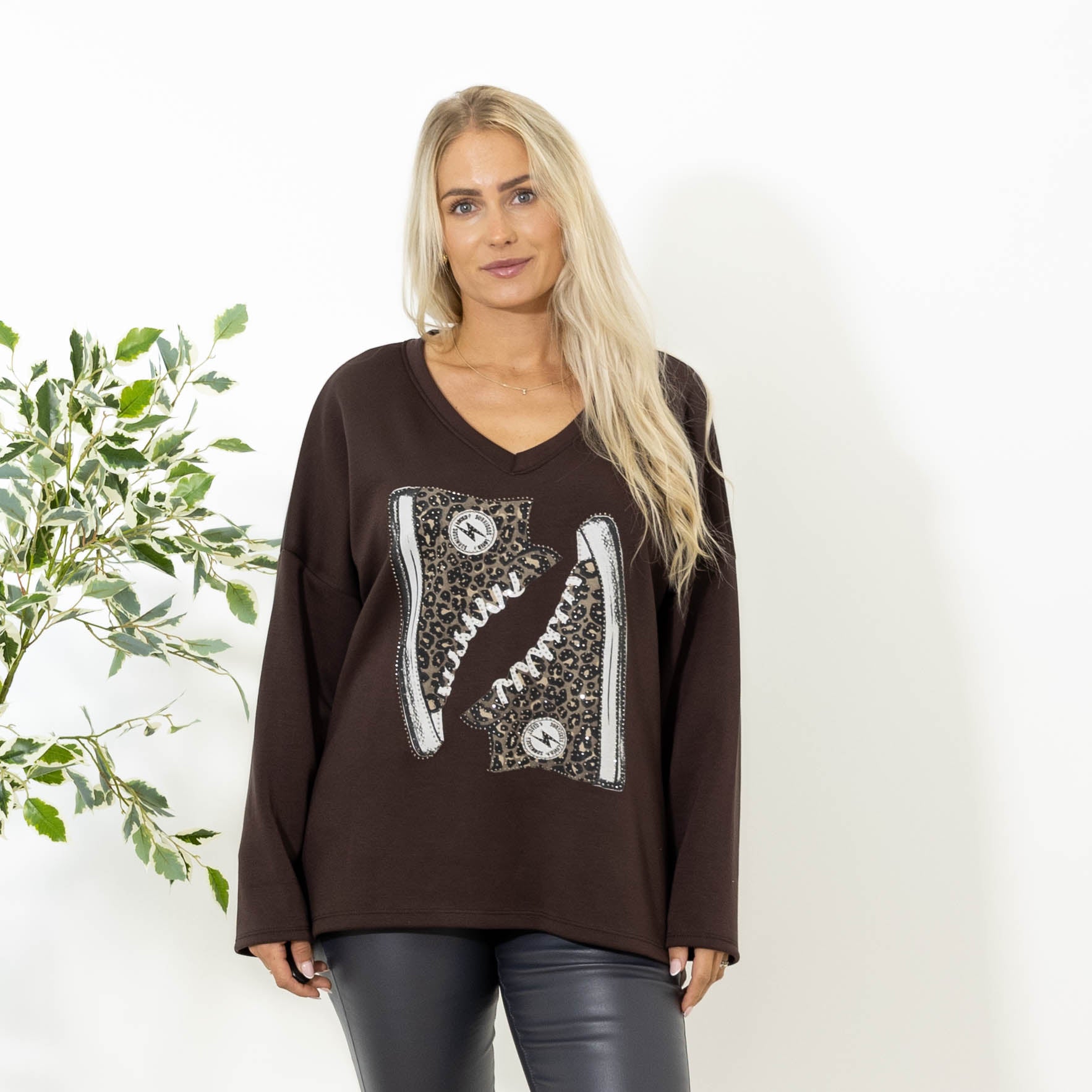 Ditte sweatshirt, Choko