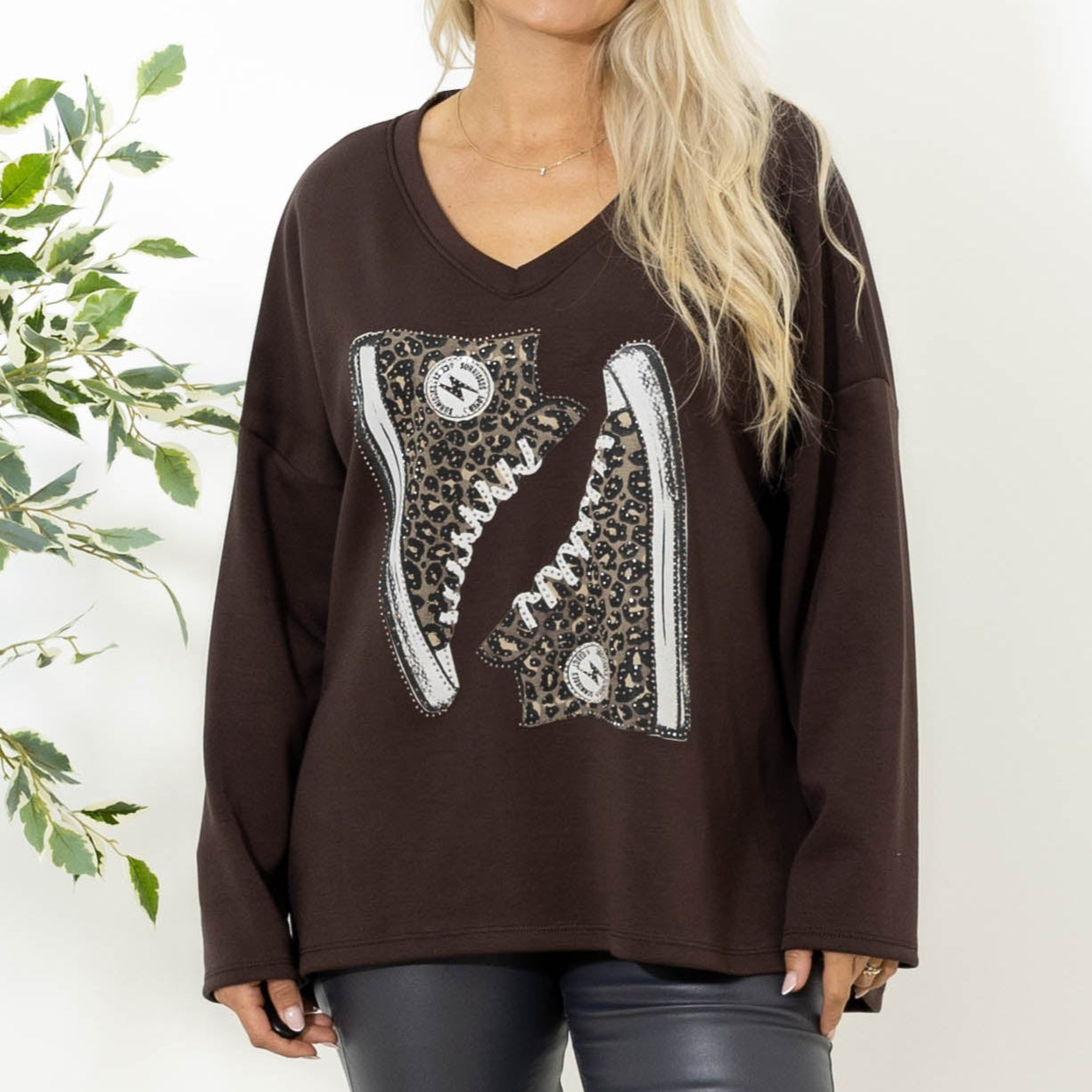 Ditte sweatshirt, Choko