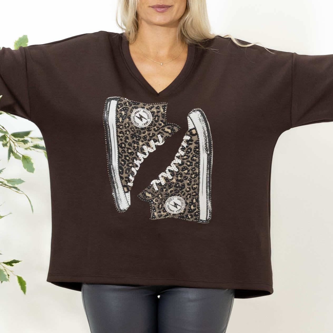Ditte sweatshirt, Choko
