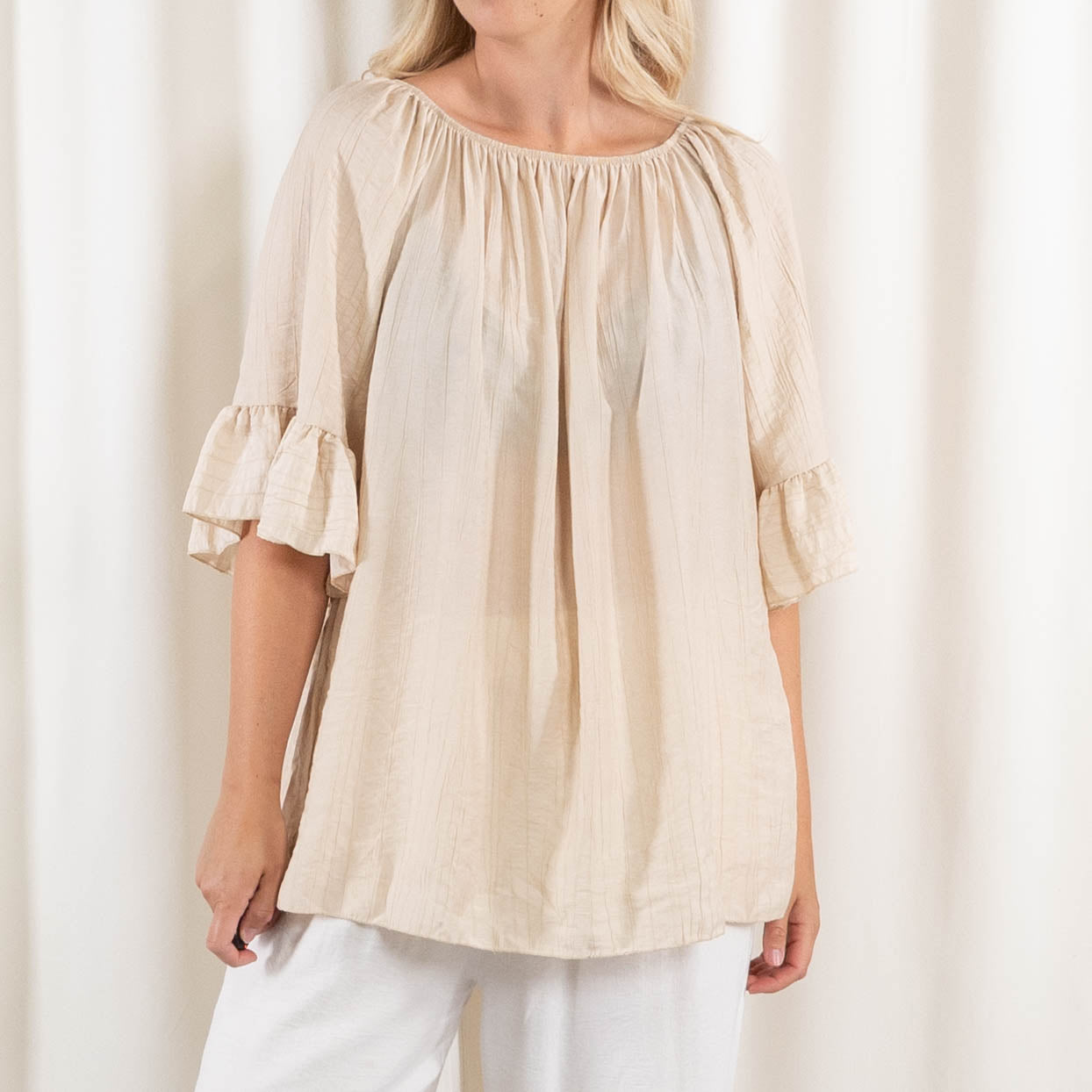Maggie overdel, Beige