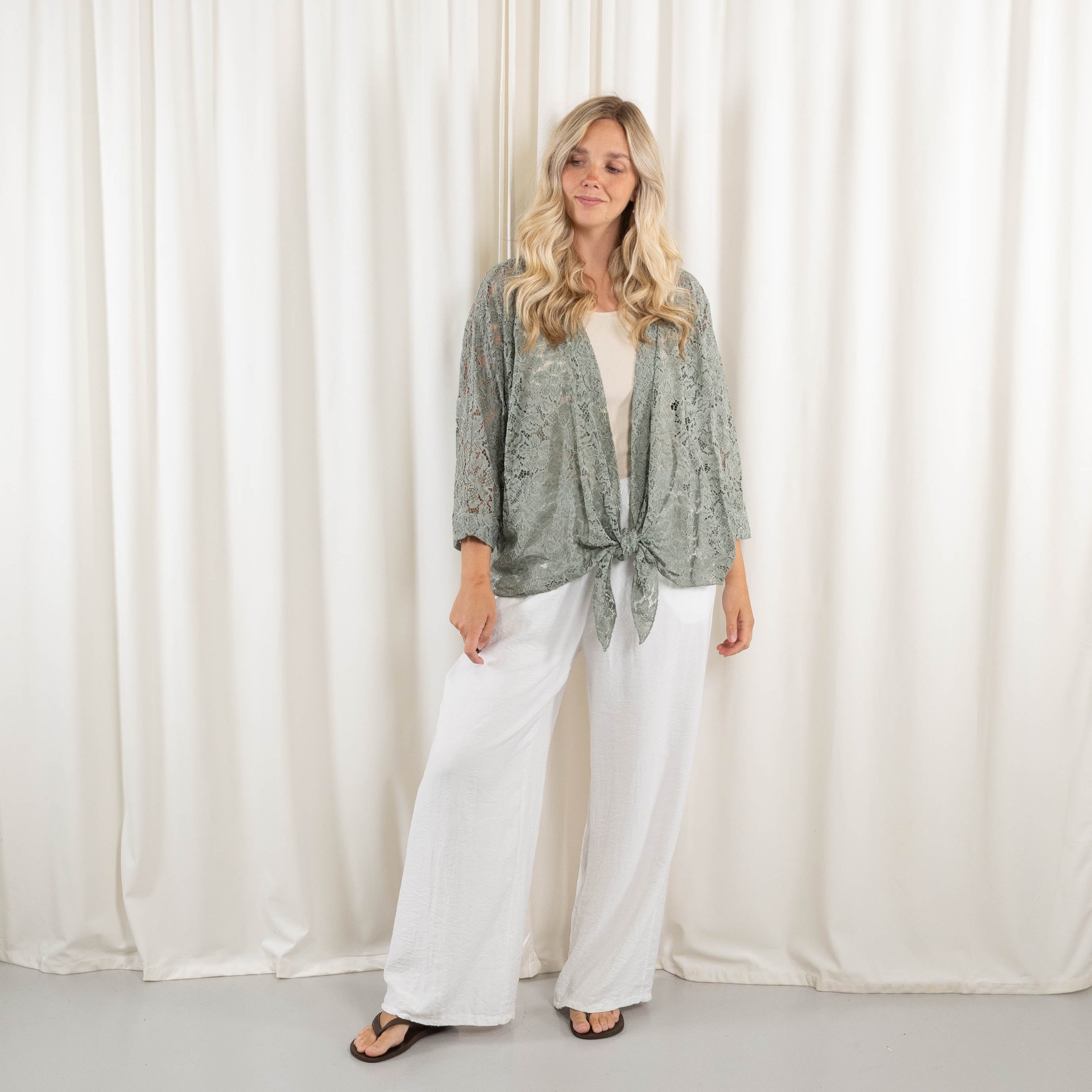 Sally cardigan, Khaki