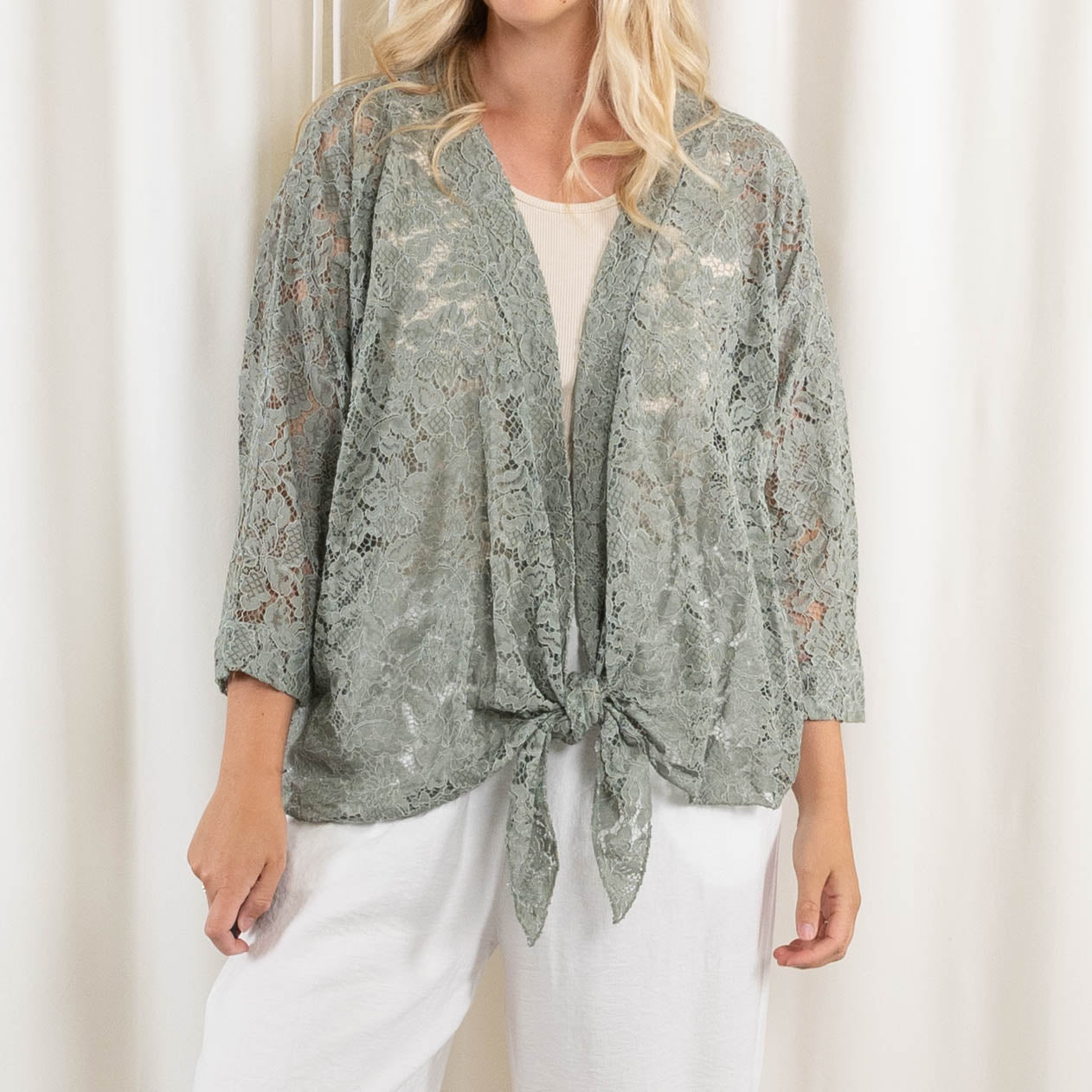 Sally cardigan, Khaki