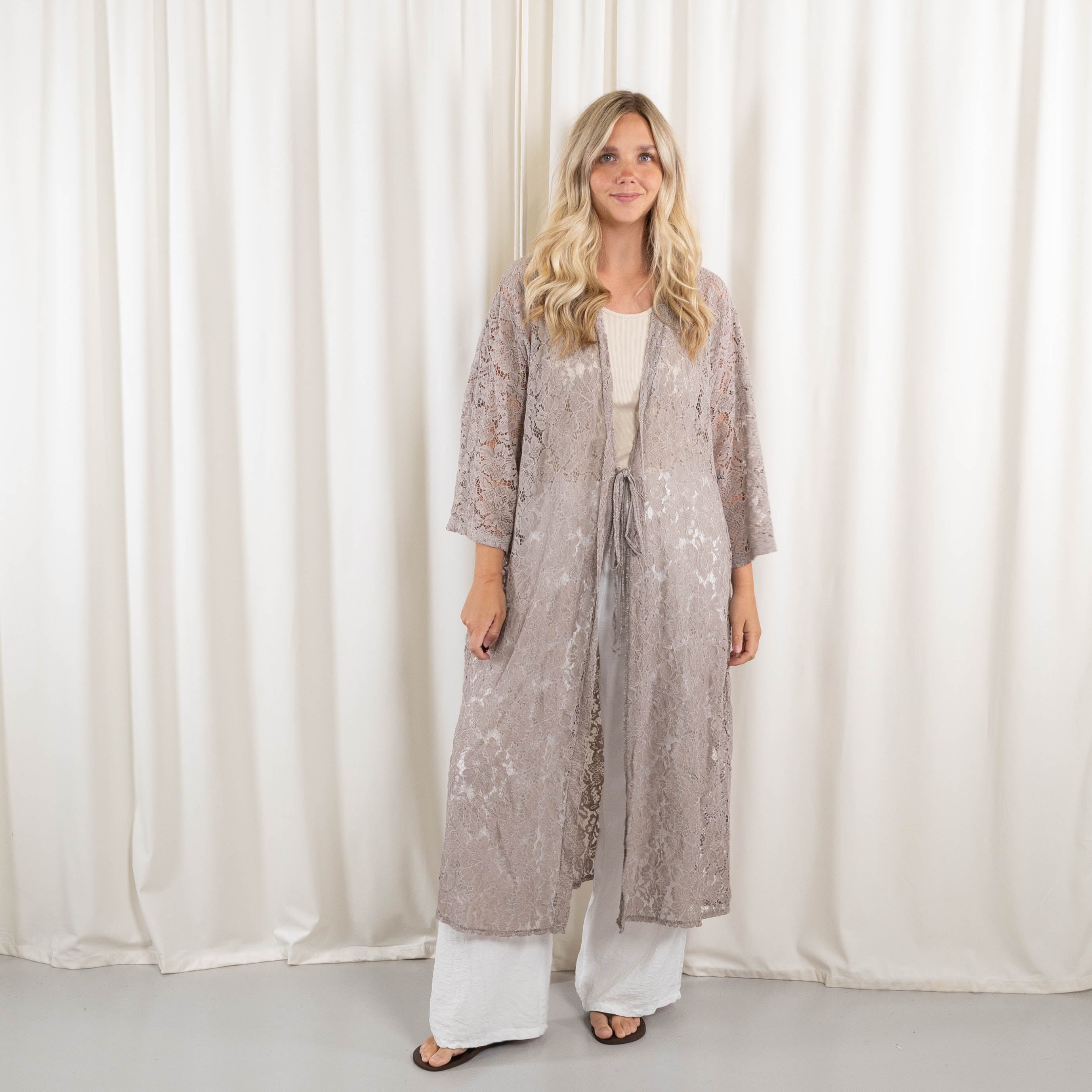 Sharona cardigan, Taupe