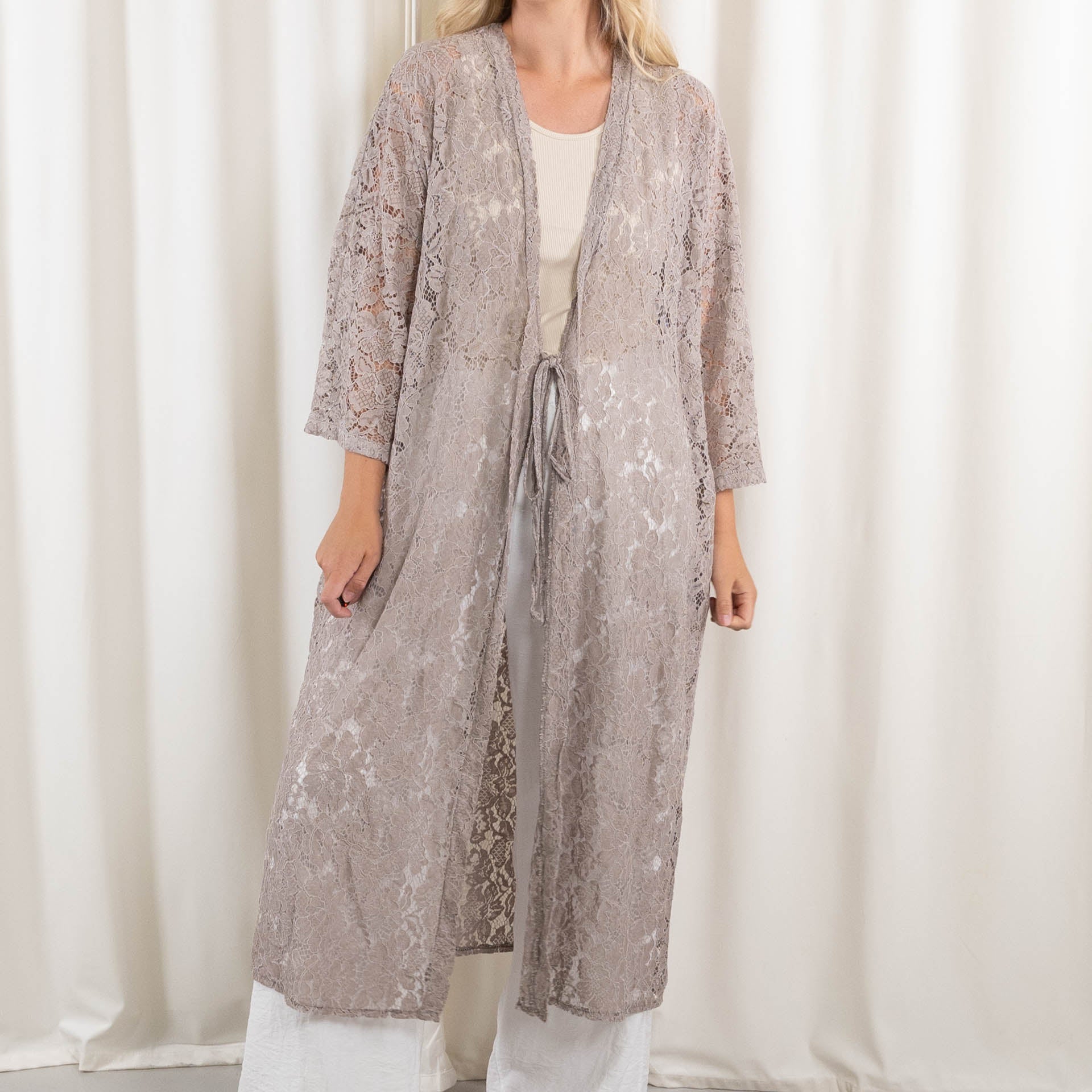 Sharona cardigan, Taupe