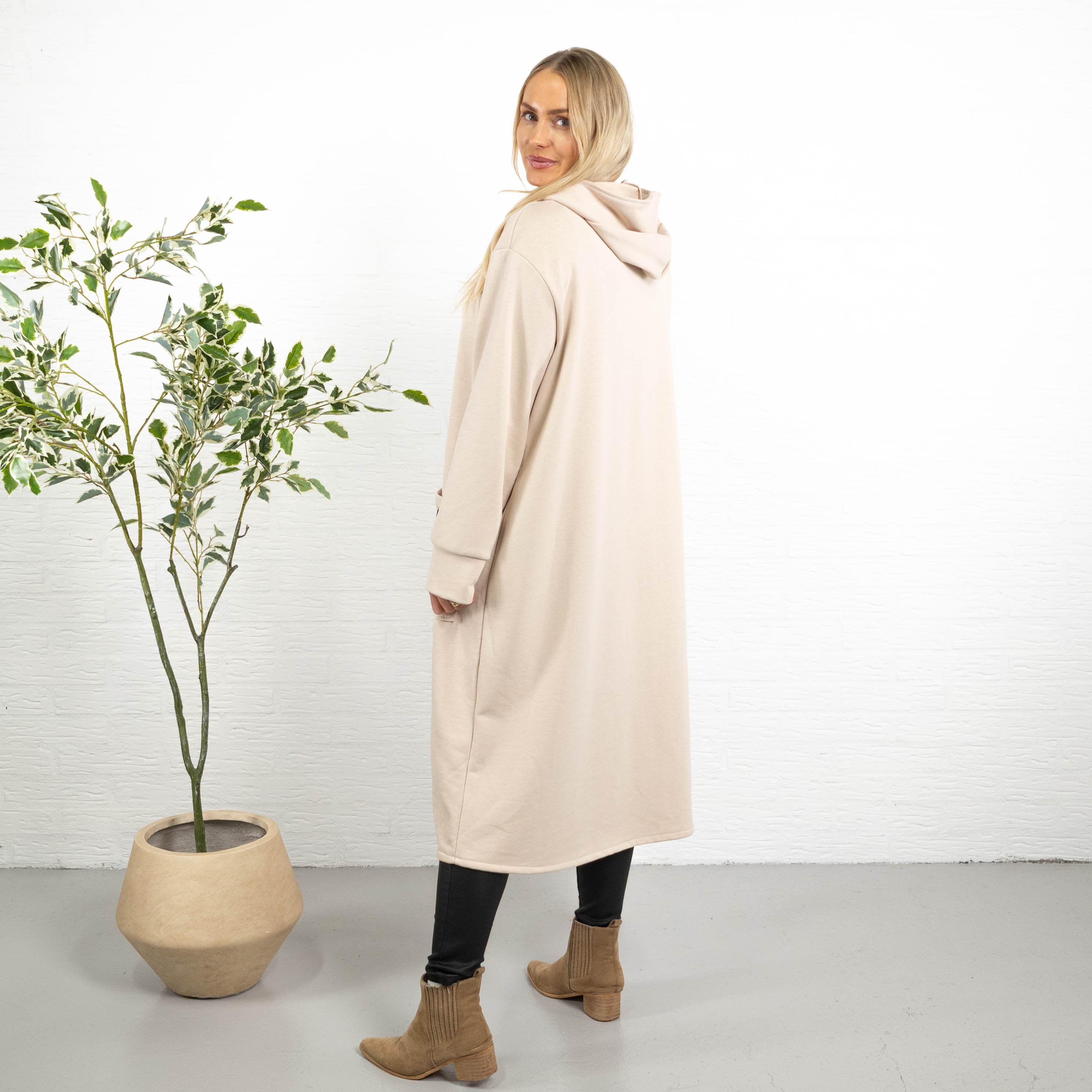 Iris sweatshirt/tunika, Beige