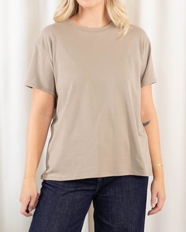 Ronja t-shirt, Taupe