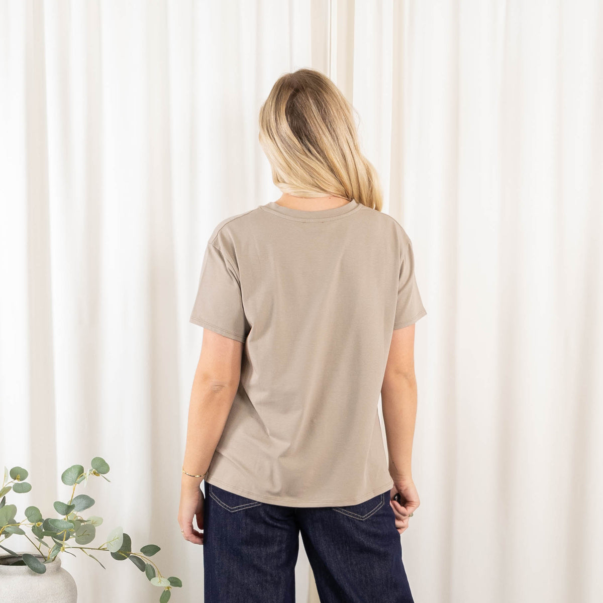 Ronja t-shirt, Taupe