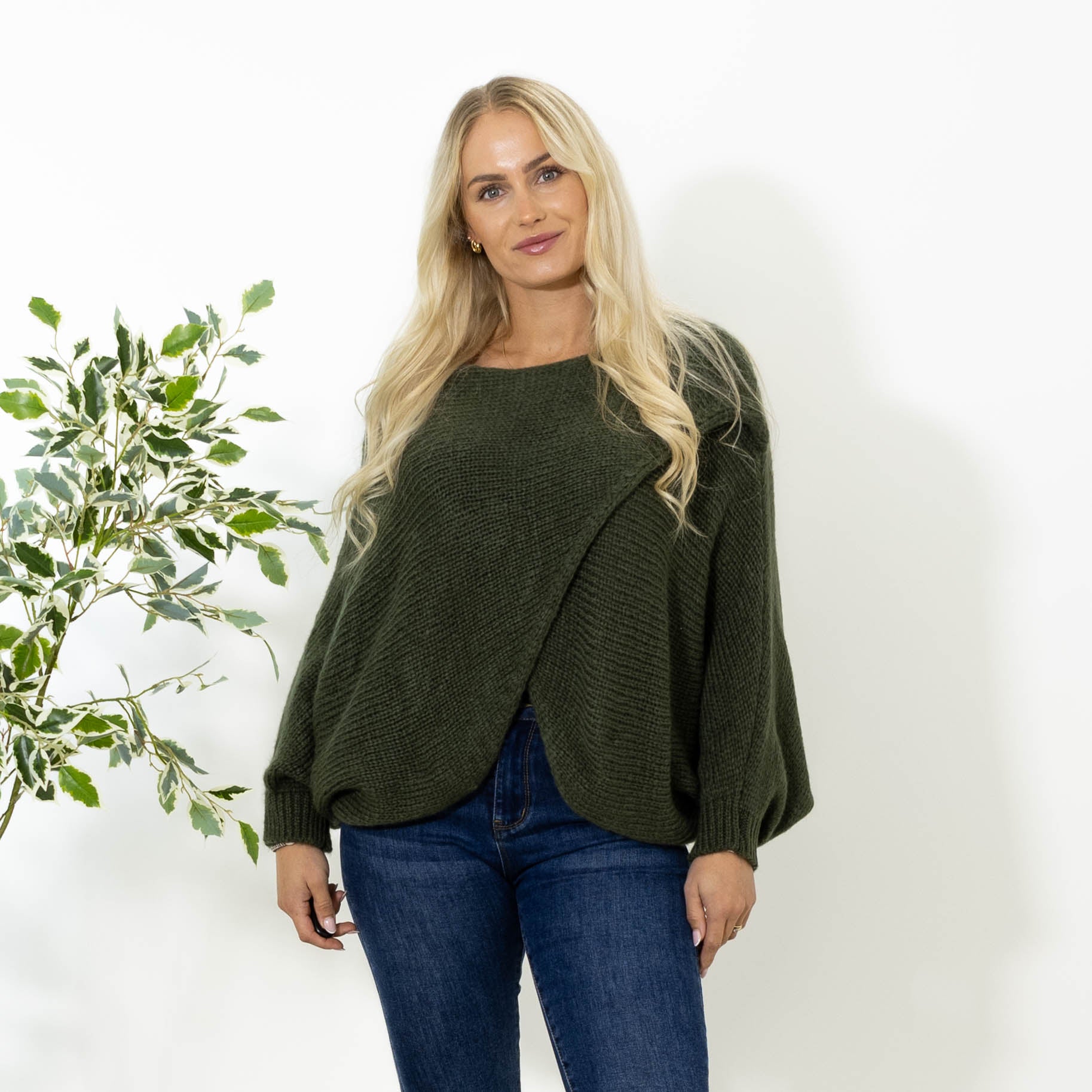 Antonia poncho, Khaki
