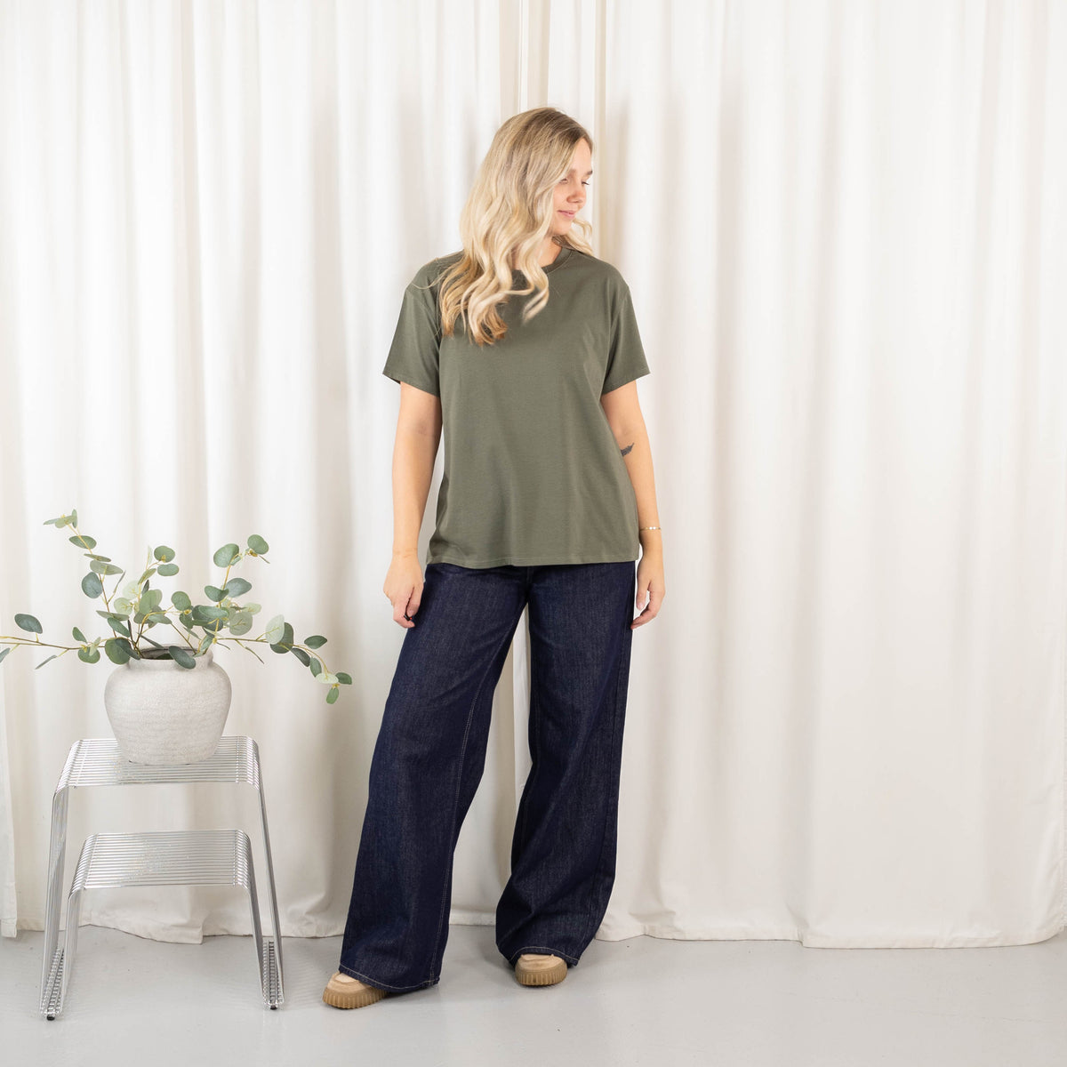 Ronja t-shirt, Khaki