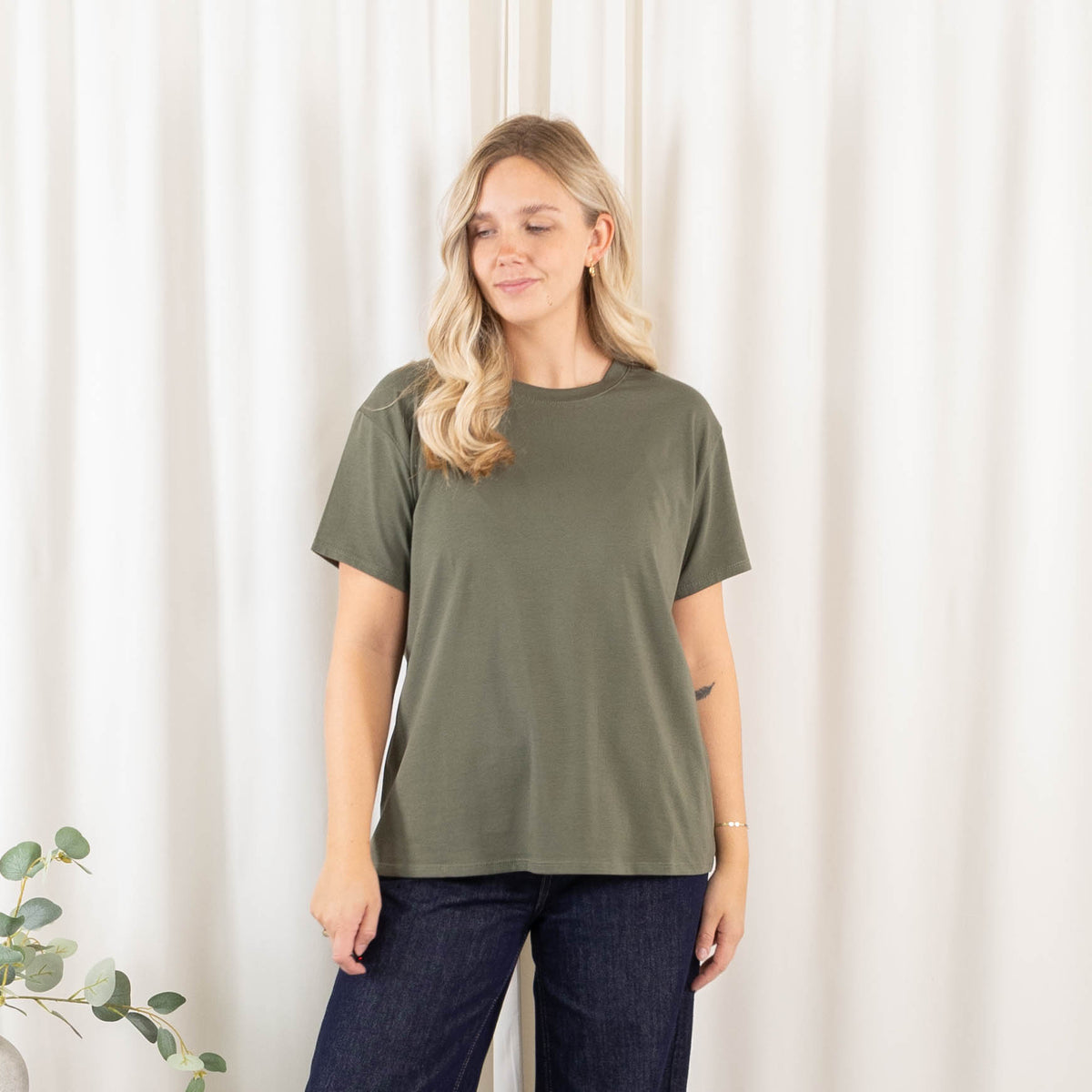 Ronja t-shirt, Khaki