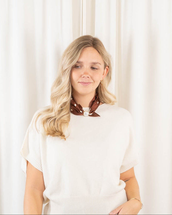 Sidse tørklæde, Brun