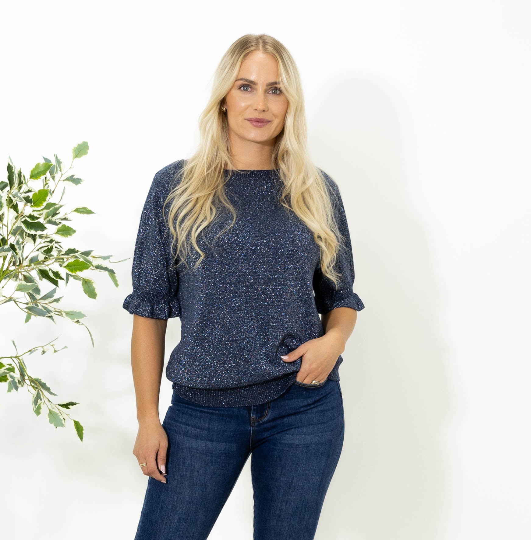 Wilma strik, Blå