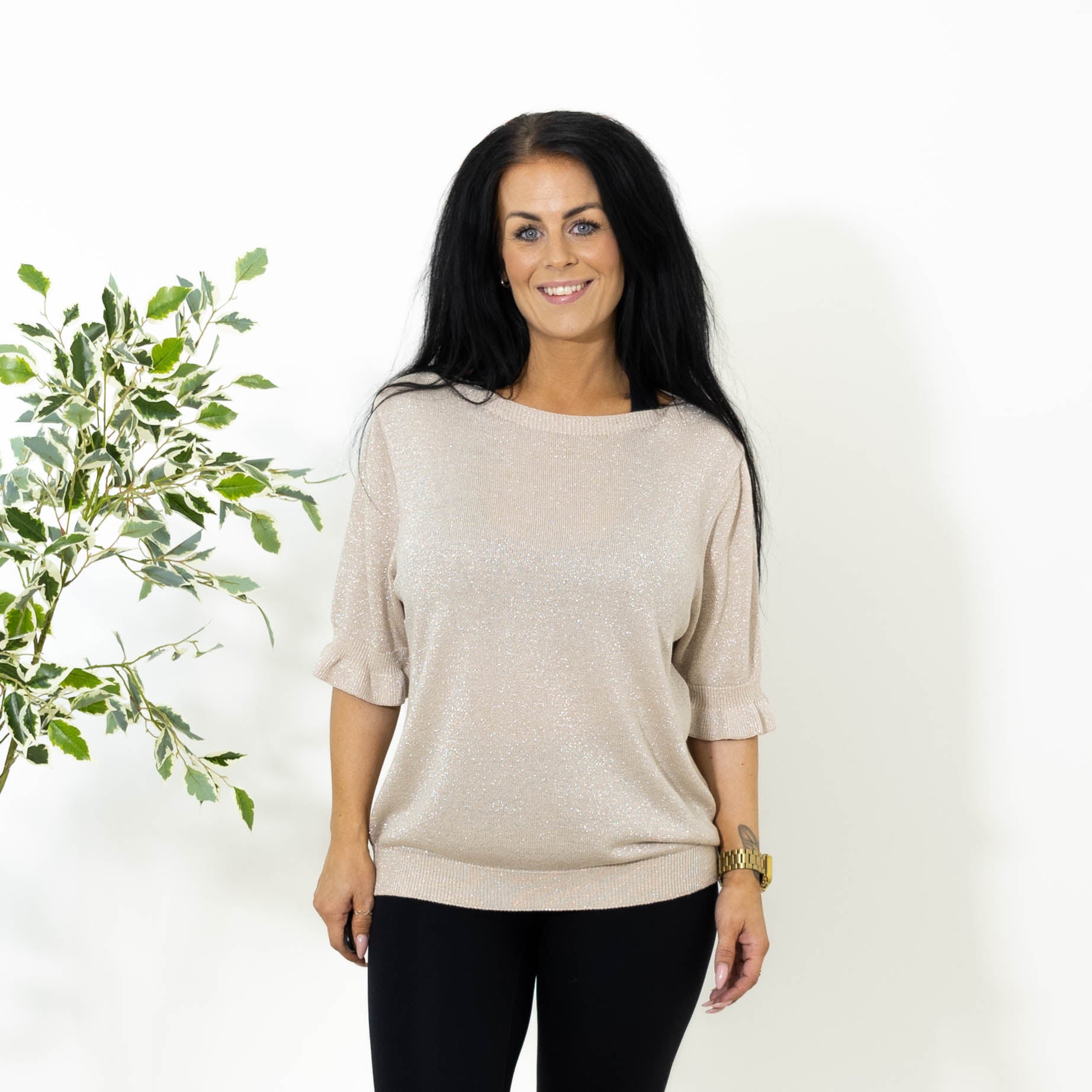 Wilma strik, Beige