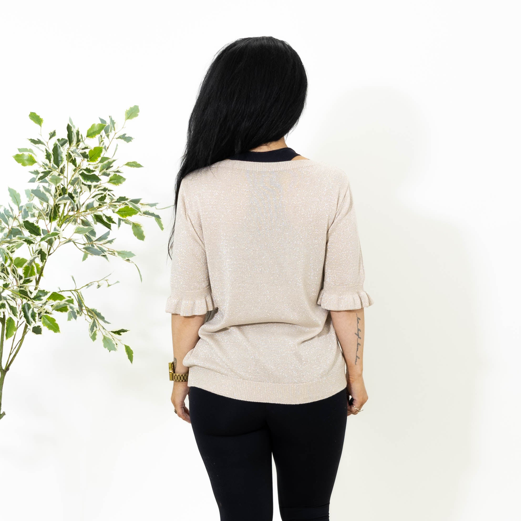 Wilma strik, Beige