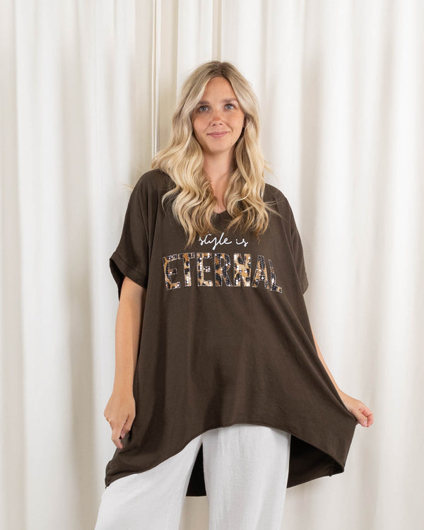 Aura t-shirt/tunika, Choko